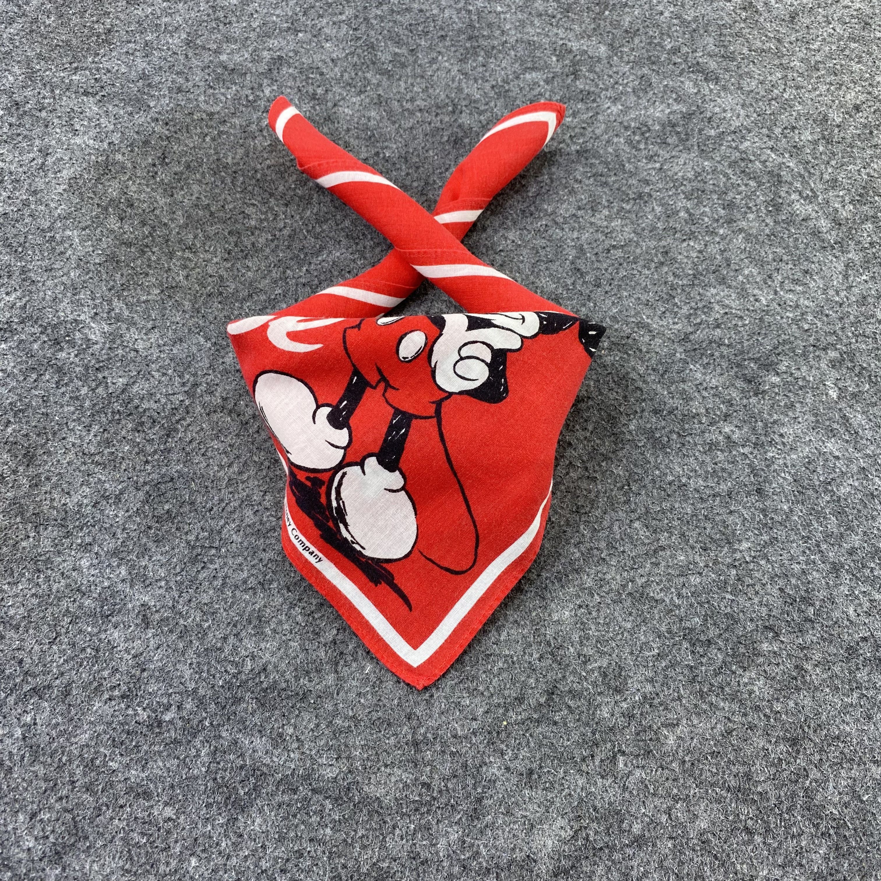 Anime Tokyo Disneyland Handkerchief Cartoon Mickey mouse-B1416 Size ONE SIZE - 4 Thumbnail