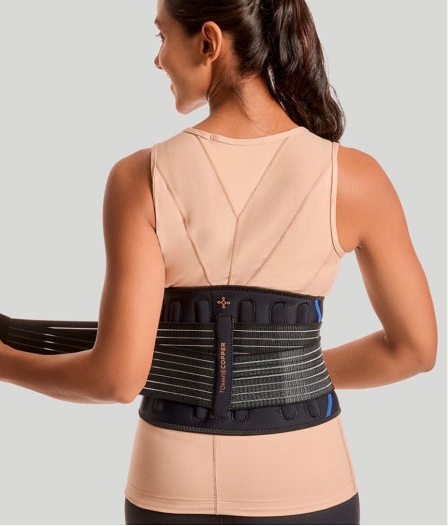 Other Unisex Tommie Copper Back Support Large Black & Blue Size ONE SIZE - 1 Thumbnail