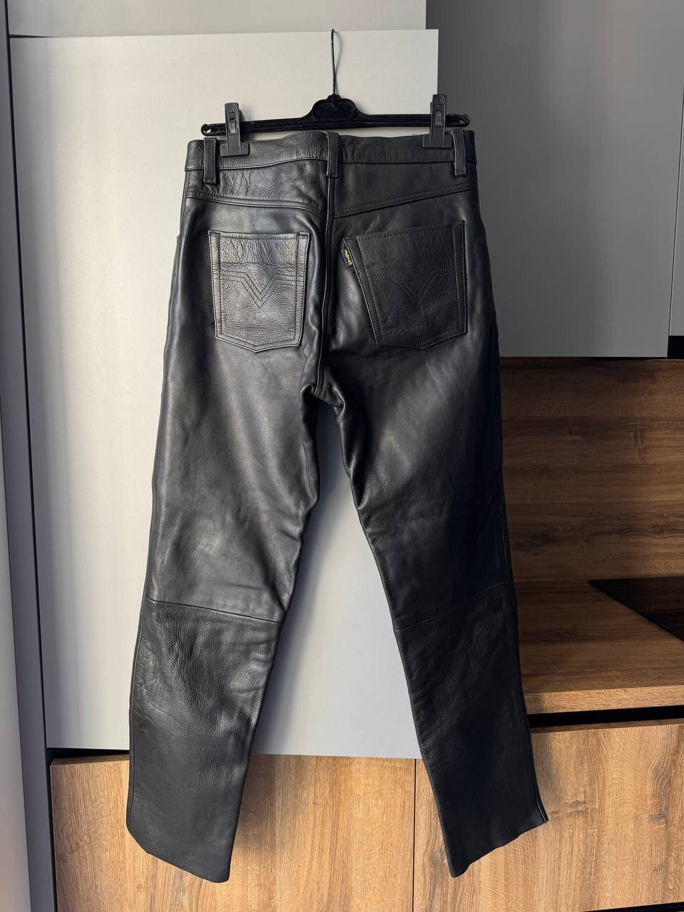 Genuine Leather Vintage Genuine Leather Pants Avantgarde Playboi Carti 90s Size US 32 / EU 48 - 5 Thumbnail