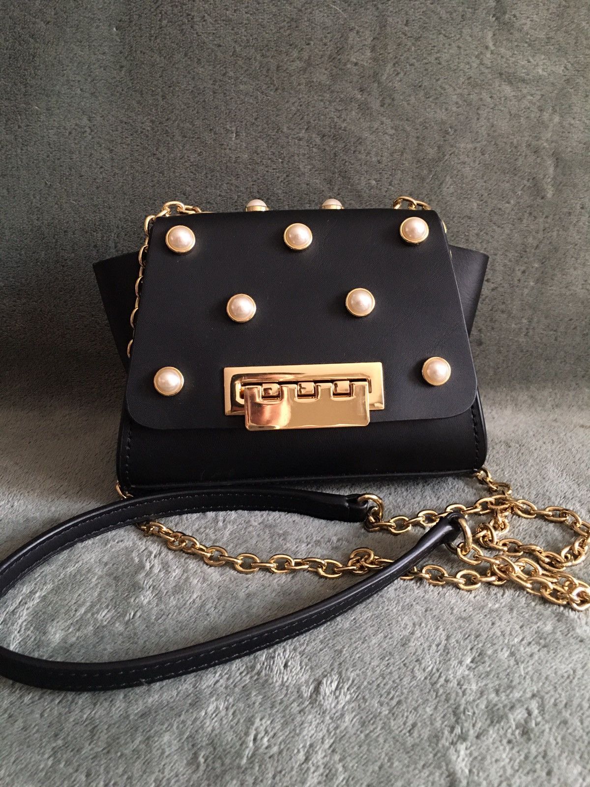 Zac Posen ZAC POSEN Eartha Pearl Mini Chain Shoulder Bag Size ONE SIZE - 2 Thumbnail