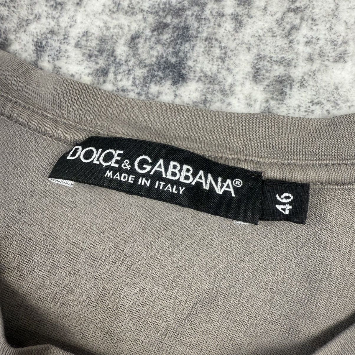 Dolce & Gabbana Dolce & Gabbana 2000s Monarchy King Grey T-Shirt Size US M / EU 48-50 / 2 - 4 Thumbnail