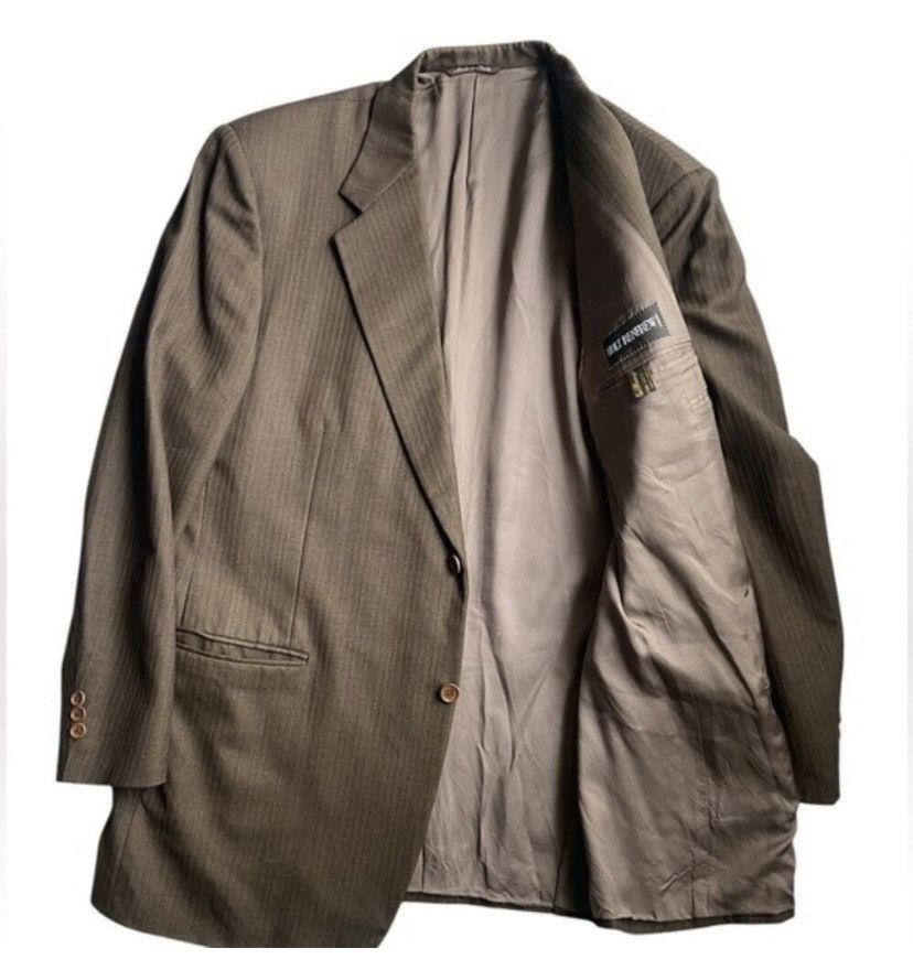 Canali × Loro Piana VINTAGE 90s CANALI LORO PIANA Men Blazer 110’s 56R Size 50R - 2 Thumbnail