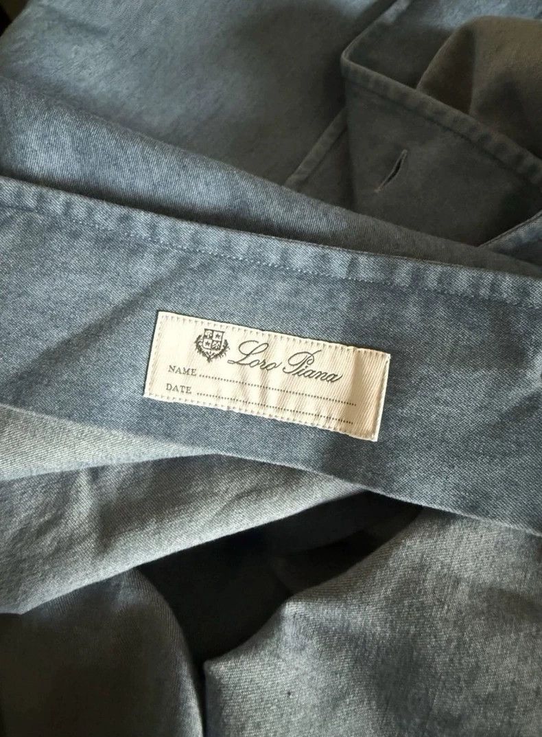 Loro Piana LORO PIANA Denim shirt Size US L / EU 52-54 / 3 - 6 Thumbnail