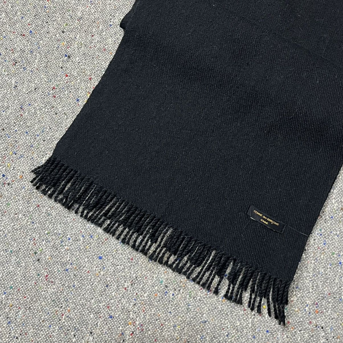 Comme des Garcons Homme Vintage Comme des Garçons Homme black wool scarf Size ONE SIZE - 3 Thumbnail