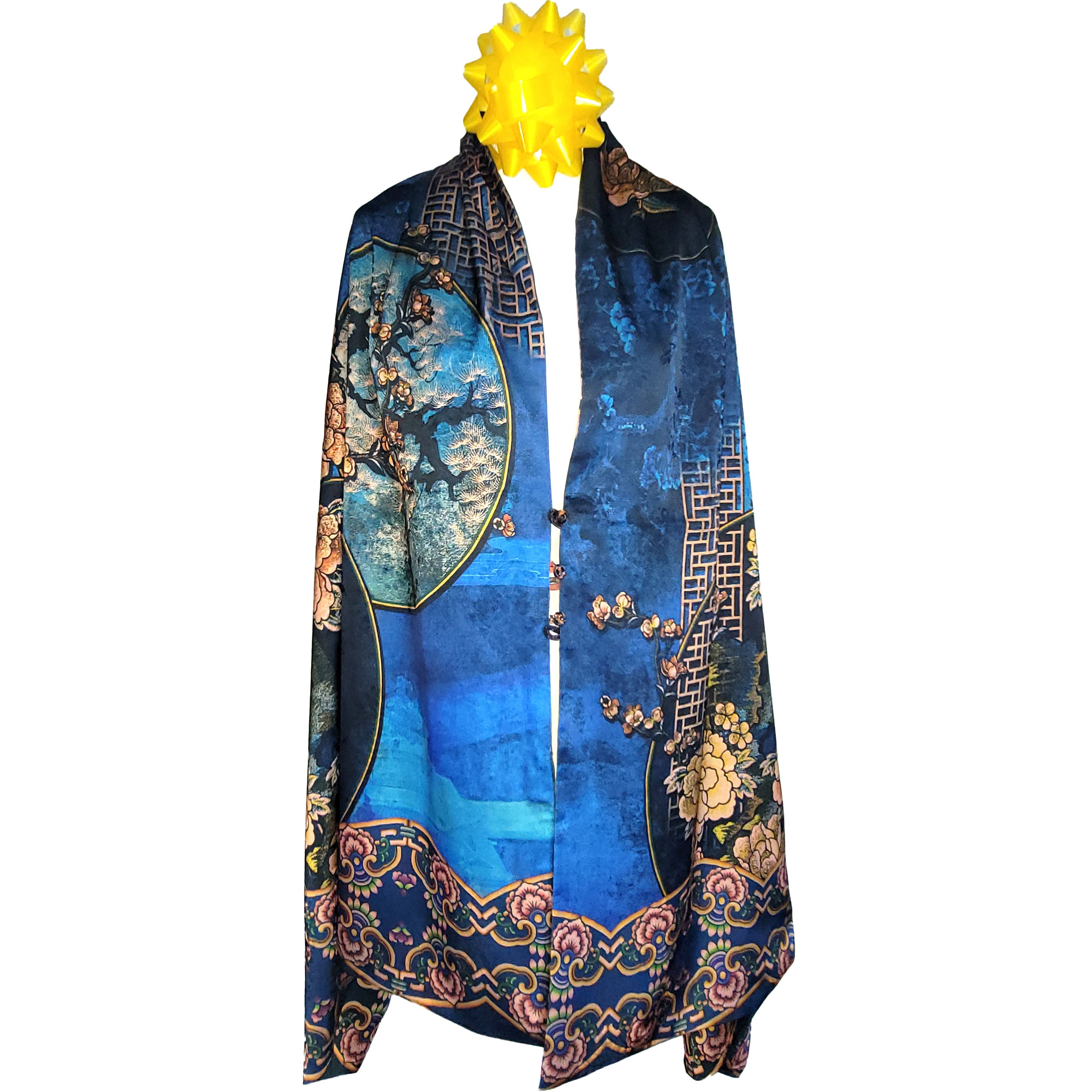 Other NWT Double-Sided Double-Layer Long Silk Scarf 27"x70" PK5987 Size ONE SIZE - 2 Thumbnail