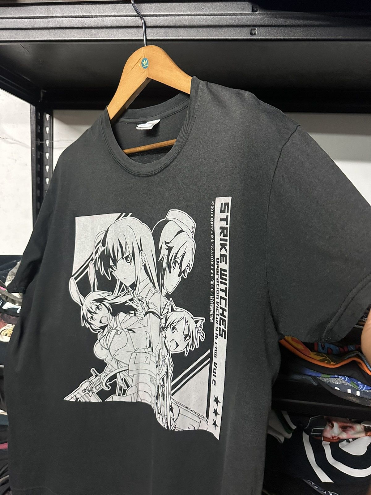 Anime × Vintage Vintage Anime Strike Witches Sun Faded Tee Size US XL / EU 56 / 4 - 7 Thumbnail