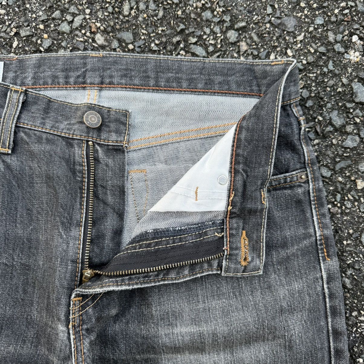 Edwin W33 VINTAGE EDWIN DENIM RIPPEP BLACK JEANS PANTS Size US 33 - 9 Thumbnail