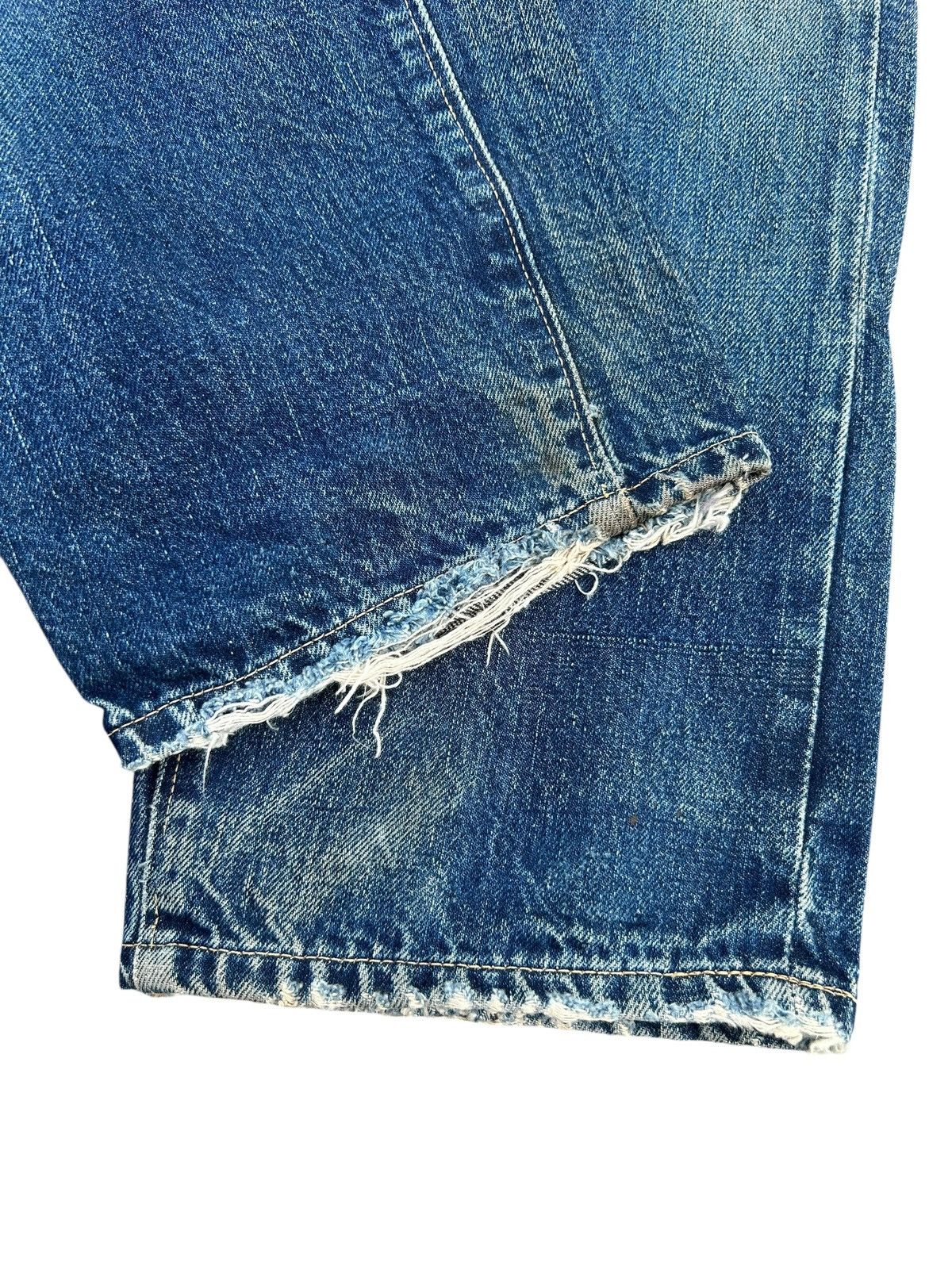 Kapital Vintage Japanese Brand Beams Selvedge Distressed Denim Jeans Size US 30 / EU 46 - 4 Thumbnail