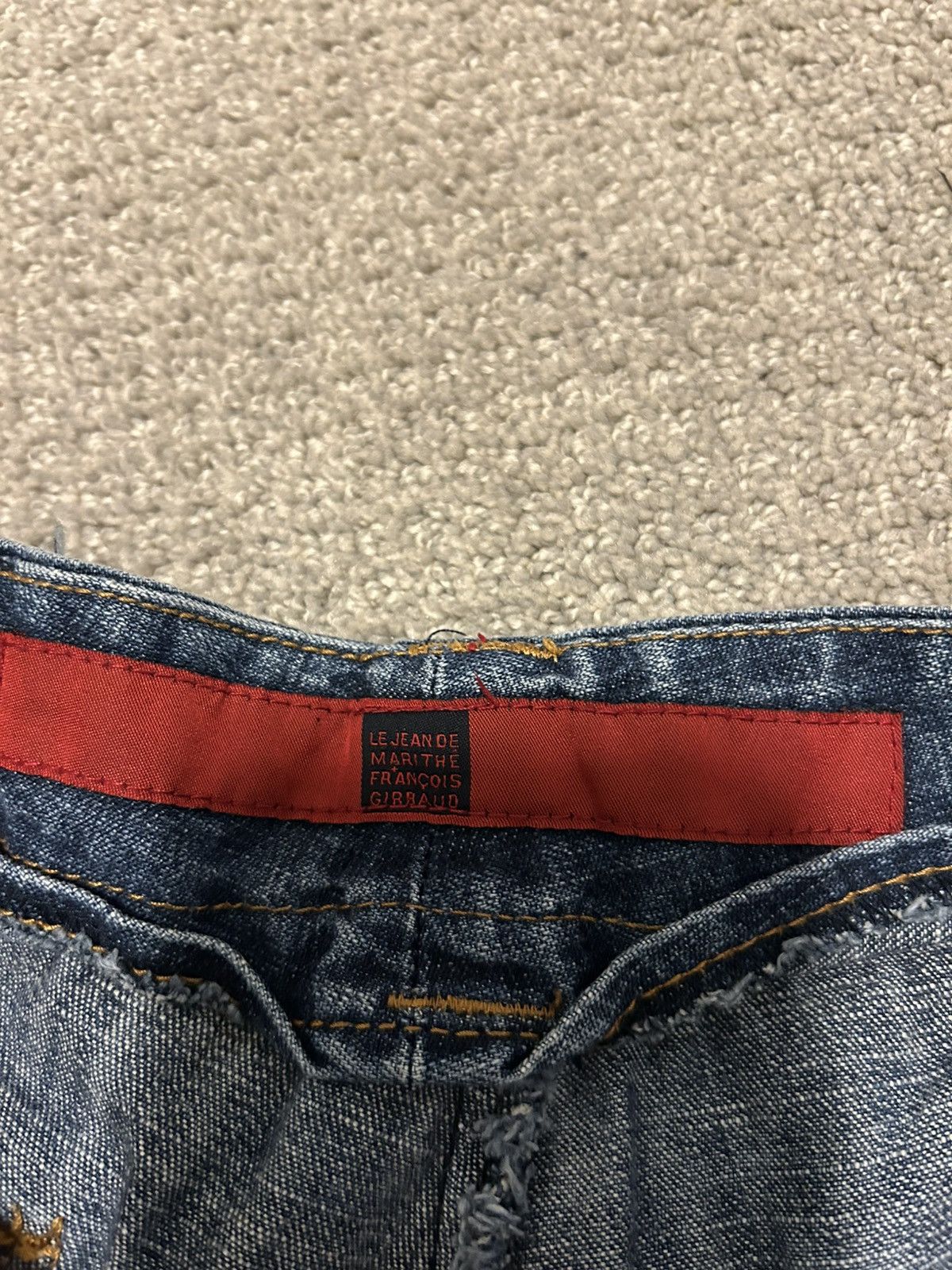 Marithe + Francois Girbaud × Vintage Le Jean De Marithe François Girbaud denim jeans Size US 36 / EU 52 - 4 Thumbnail