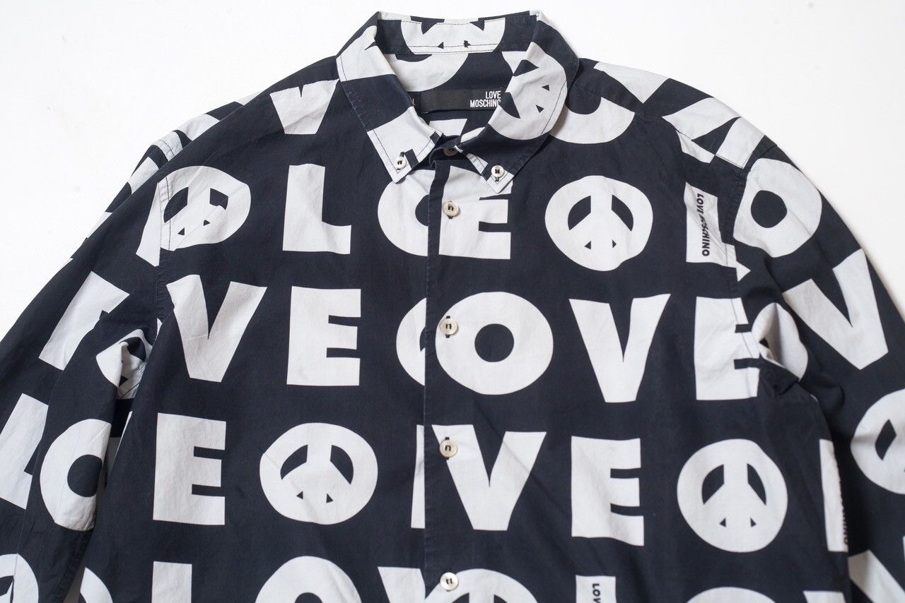 Moschino Love Moschino Monogram Shirt Size US L / EU 52-54 / 3 - 3 Thumbnail