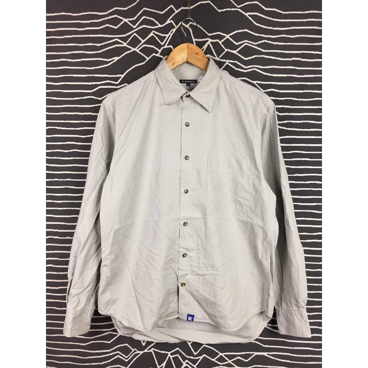 Paul Smith × R.Newbold × Vintage R.Newbold By Paul Smith Button Up Long Sleeve Shirt Size US L / EU 52-54 / 3 - 1 Thumbnail