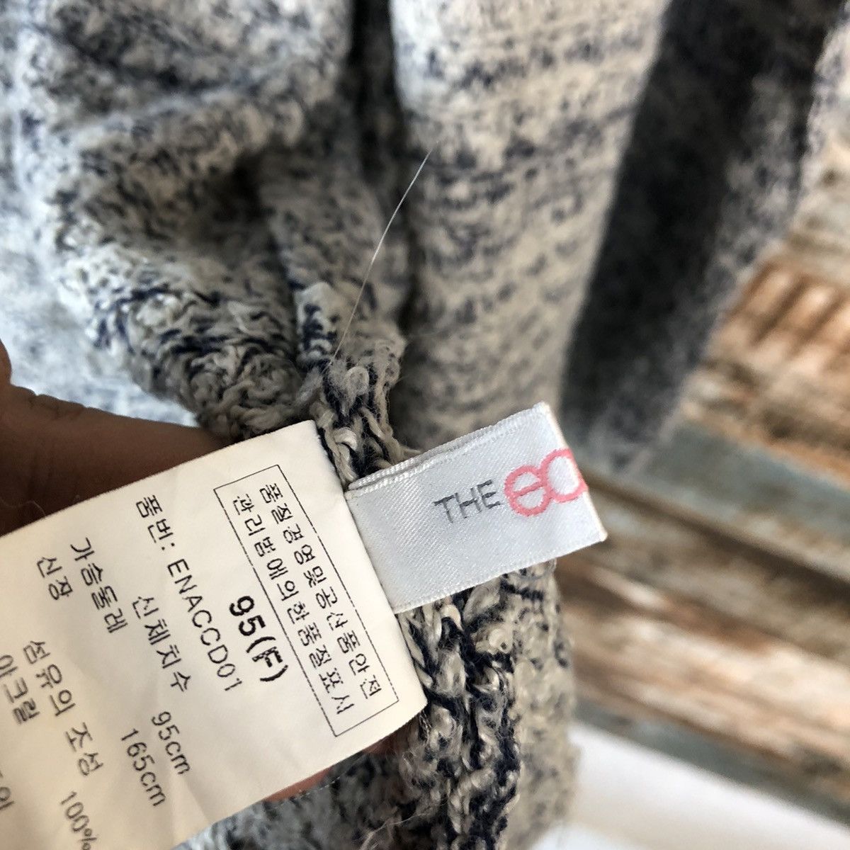 Japanese Brand Ecost Shop Grey knitwear Cardigan #A1343 Size US L / EU 52-54 / 3 - 10 Thumbnail
