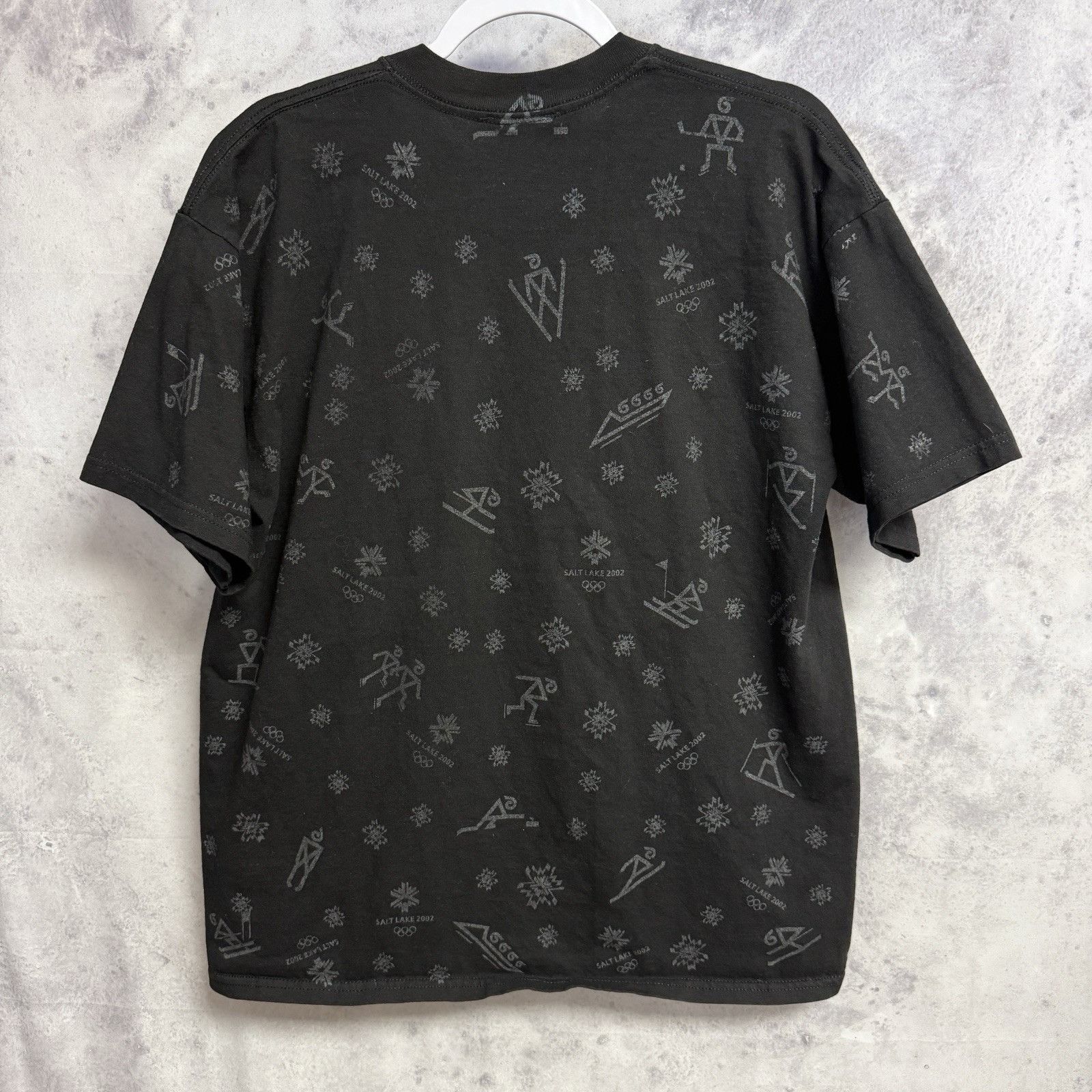 USA Olympics Vintage Salt Lake 2002 Olympics T Shirt Mens XL Black Size US XL / EU 56 / 4 - 2 Thumbnail