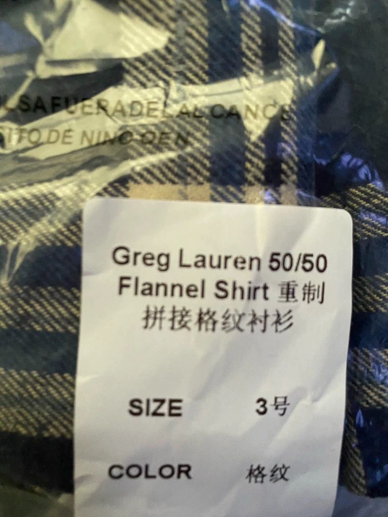 Greg Lauren greg lauren Main line towel splicing blue checkered robe 25 Size US L / EU 52-54 / 3 - 2 Thumbnail
