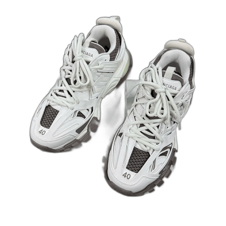 Balenciaga Balenciaga TRACK Sneakers White Brown New Size US 7 / EU 40 - 1 Thumbnail