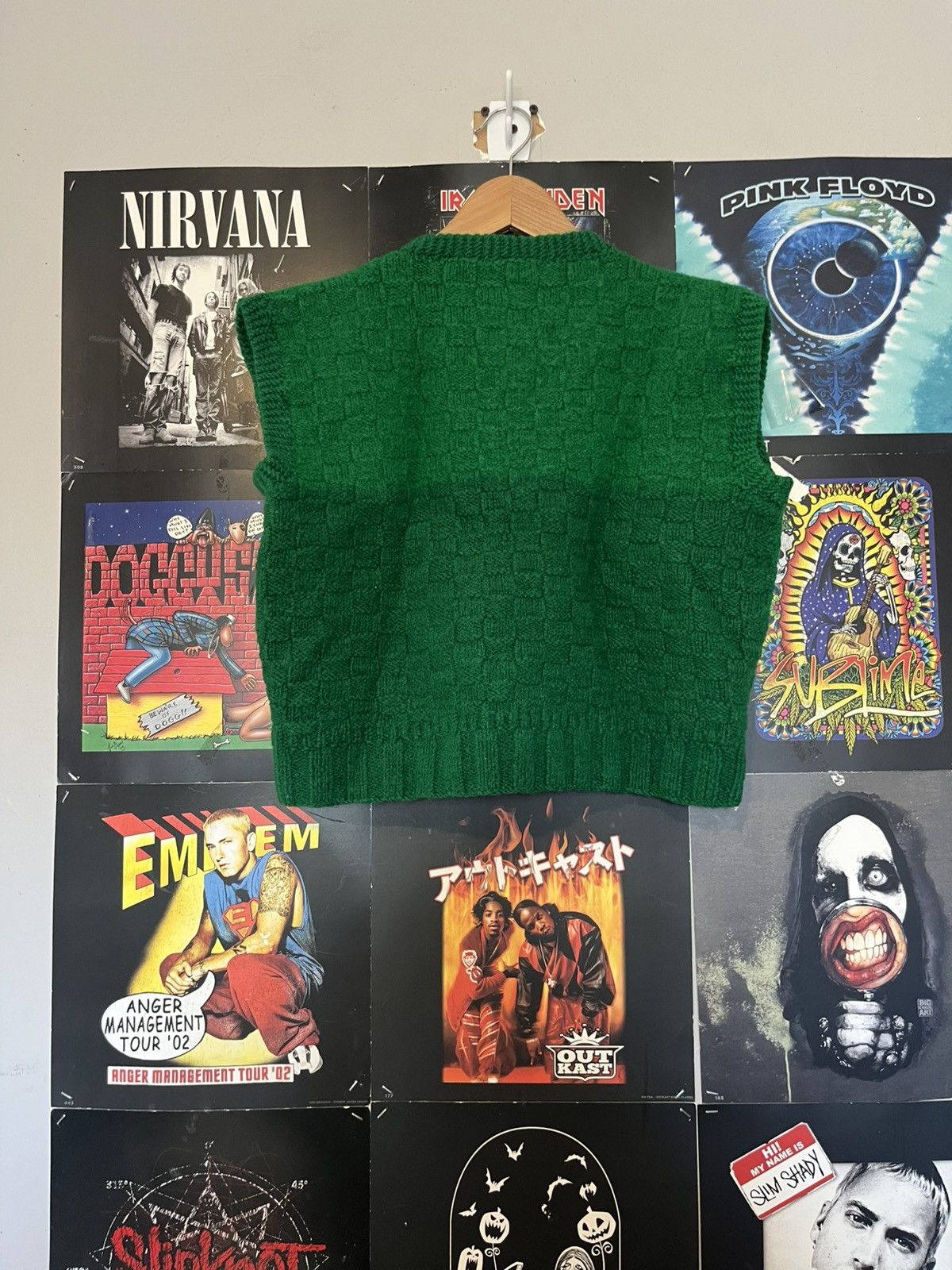 Other Vintage 90’s Very Thick Cropped Knit Vest Sweater! Size XS / US 0-2 / IT 36-38 - 6 Thumbnail