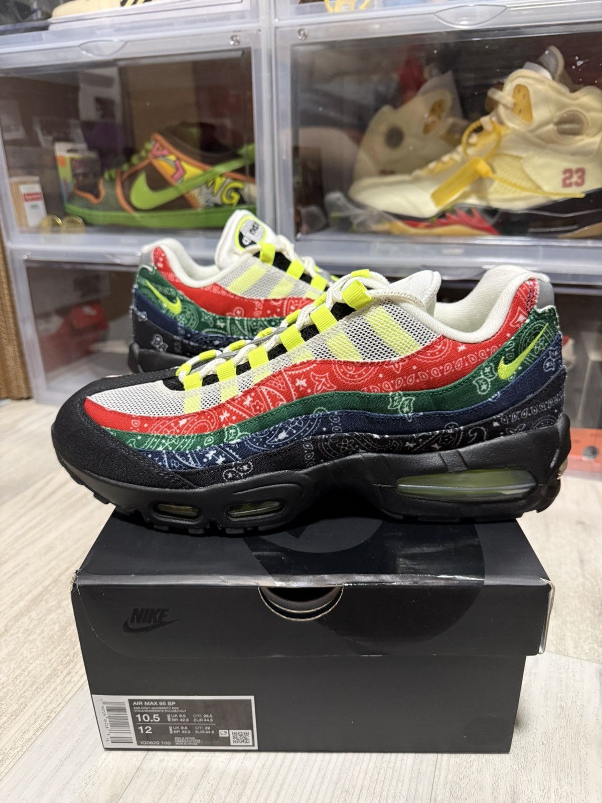 Nike Nike Air Max 95 OG Big Bubble Neon Paisley Size US 10.5 / EU 43-44 - 1 Thumbnail