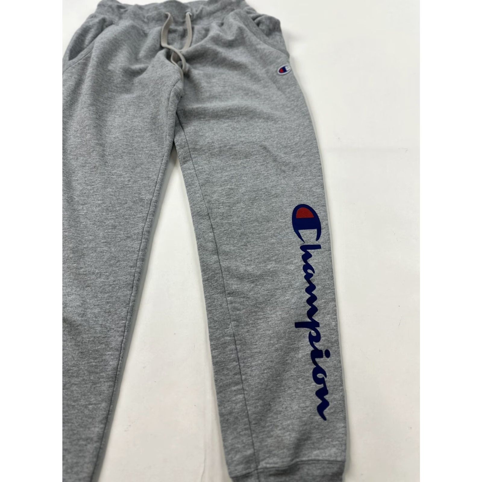 Champion Champion Sweatpants Men’s XS Gray Jogger Logo Patch Pocket Pockets Elastic Waist Gym Running Cross Training Activewear Size US 27 - 4 Thumbnail