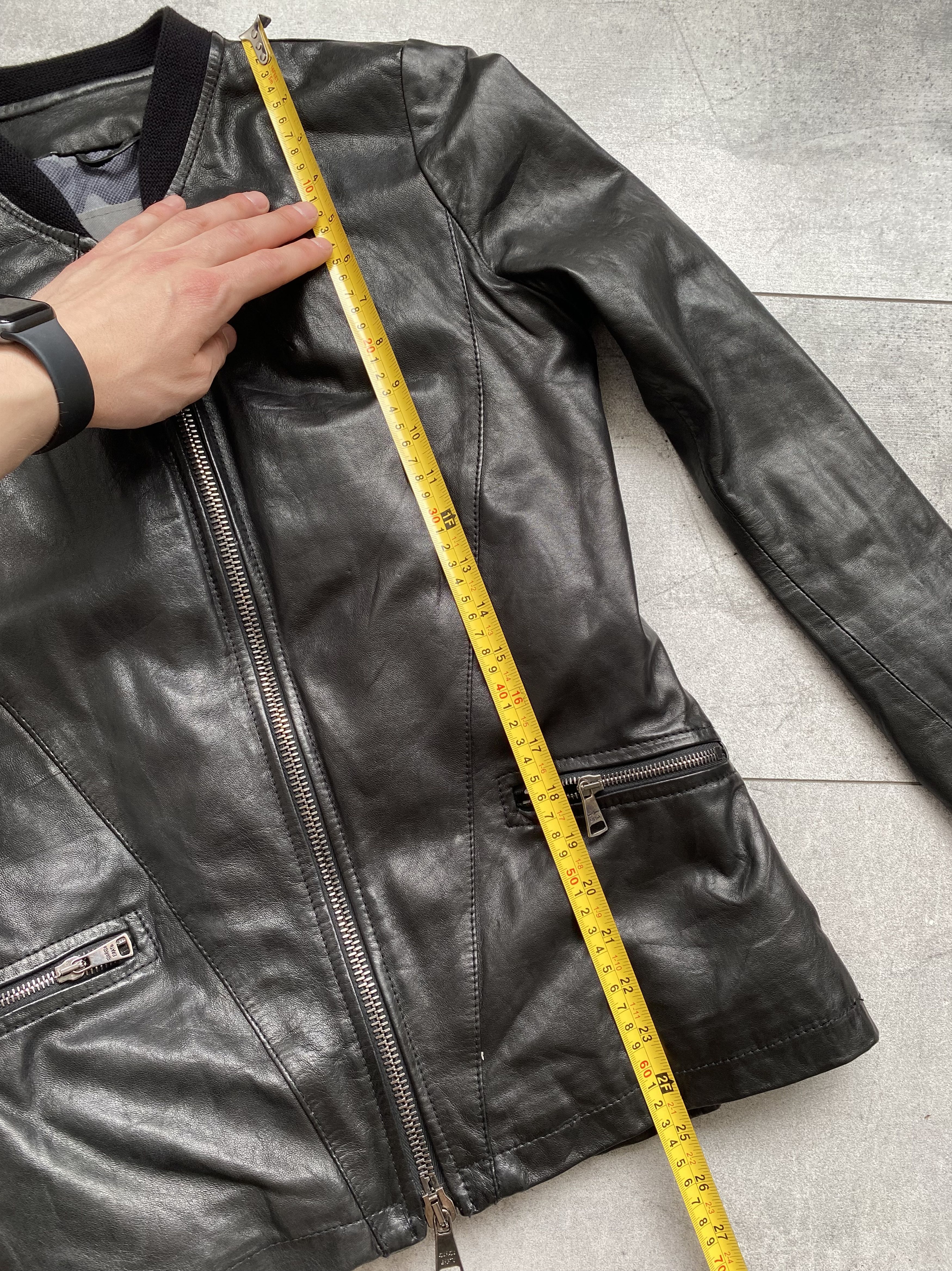 Archive Giorgio Brato Leather Bomber Jacket