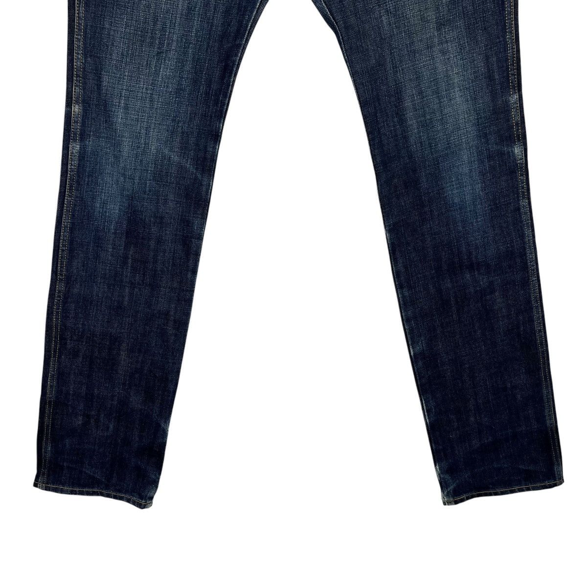 20471120 Vintage Stiff Denim Jeans Size 34" / US 12 / IT 48 - 4 Thumbnail