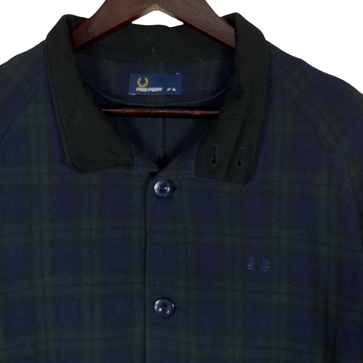 Fred Perry Fred Perry Tartan Check Button Up Jacket Size US XL / EU 56 / 4 - 6 Thumbnail