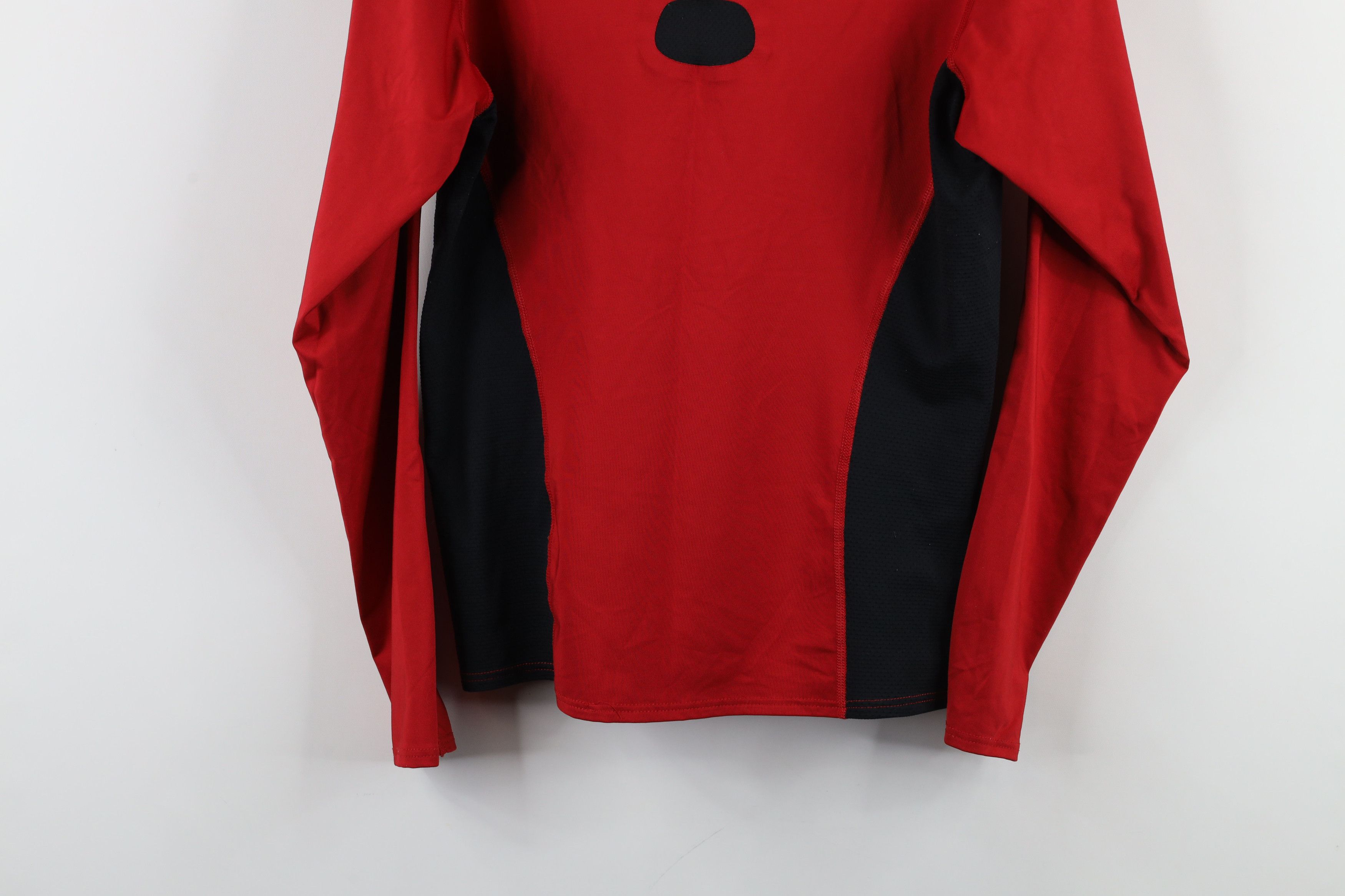Nike × Vintage Vintage Nike Swoosh Compression Vented Mock Neck T-Shirt Size US L / EU 52-54 / 3 - 11 Thumbnail