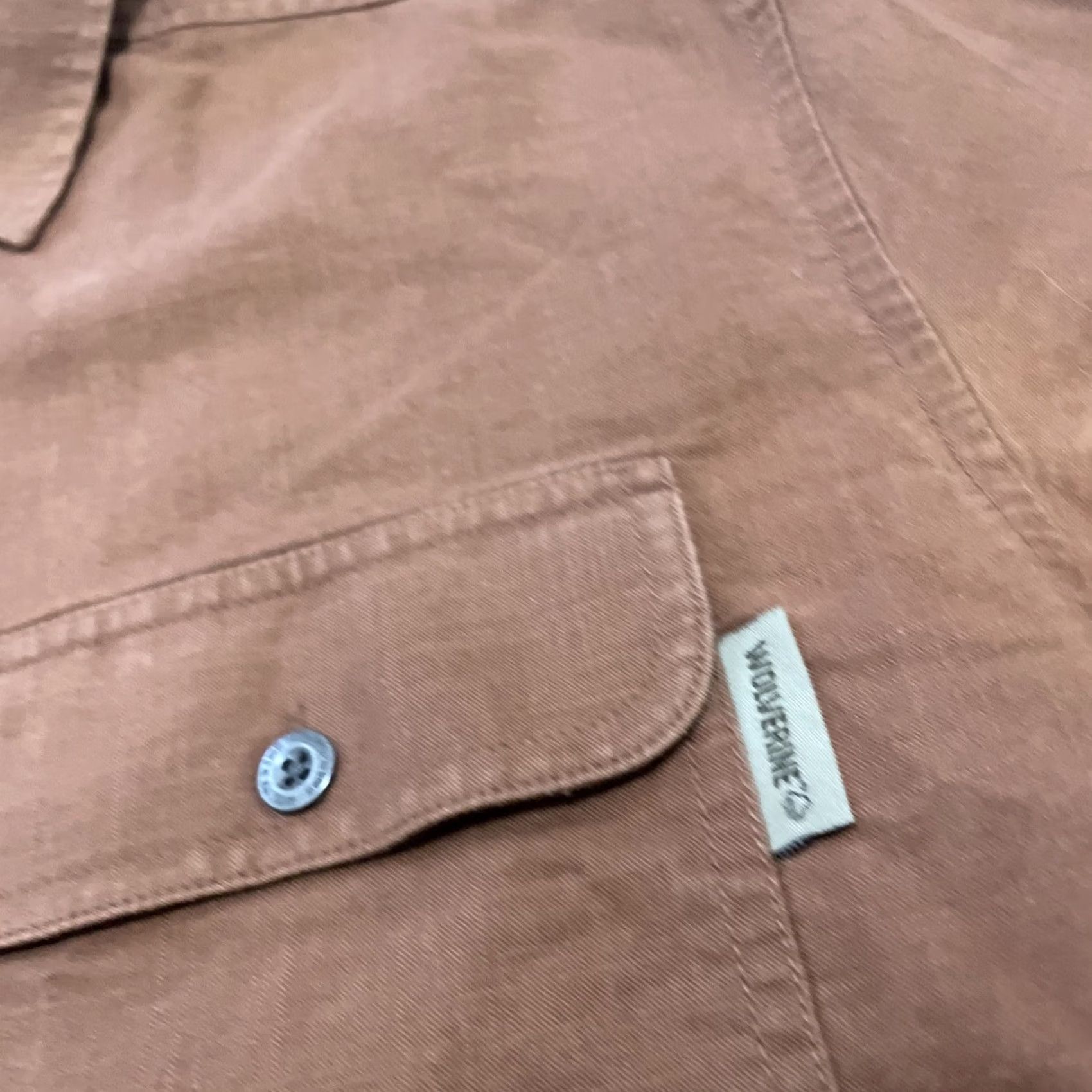 Rusty VINTAGE Wolverine Button-Up Western Shirt Men L Rust Brown Outdoor Y2k Streetwear L Size US L / EU 52-54 / 3 - 4 Thumbnail