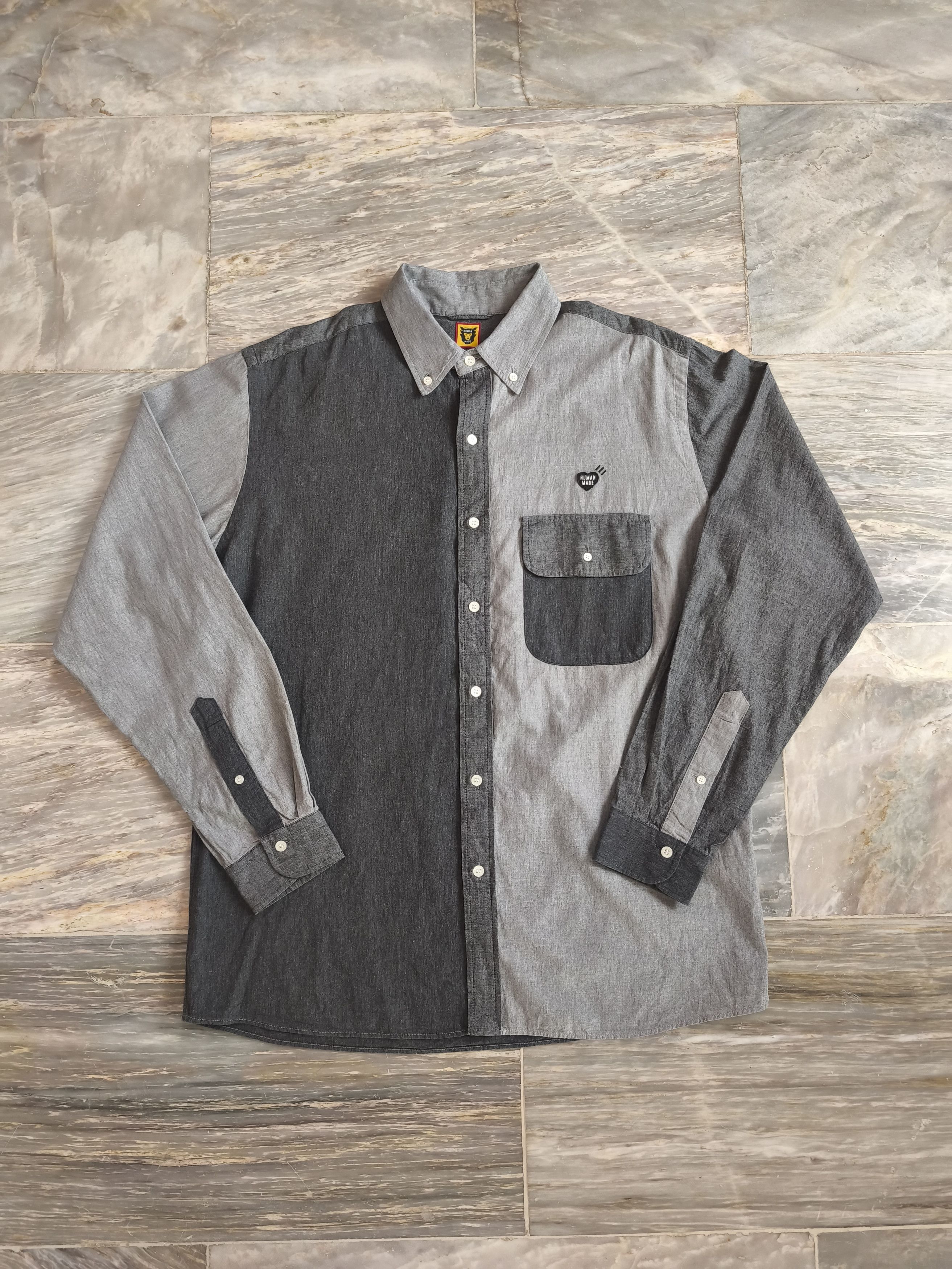 Human Made Human Made Crazy Chambray Shirt Size US XL / EU 56 / 4 - 1 Thumbnail