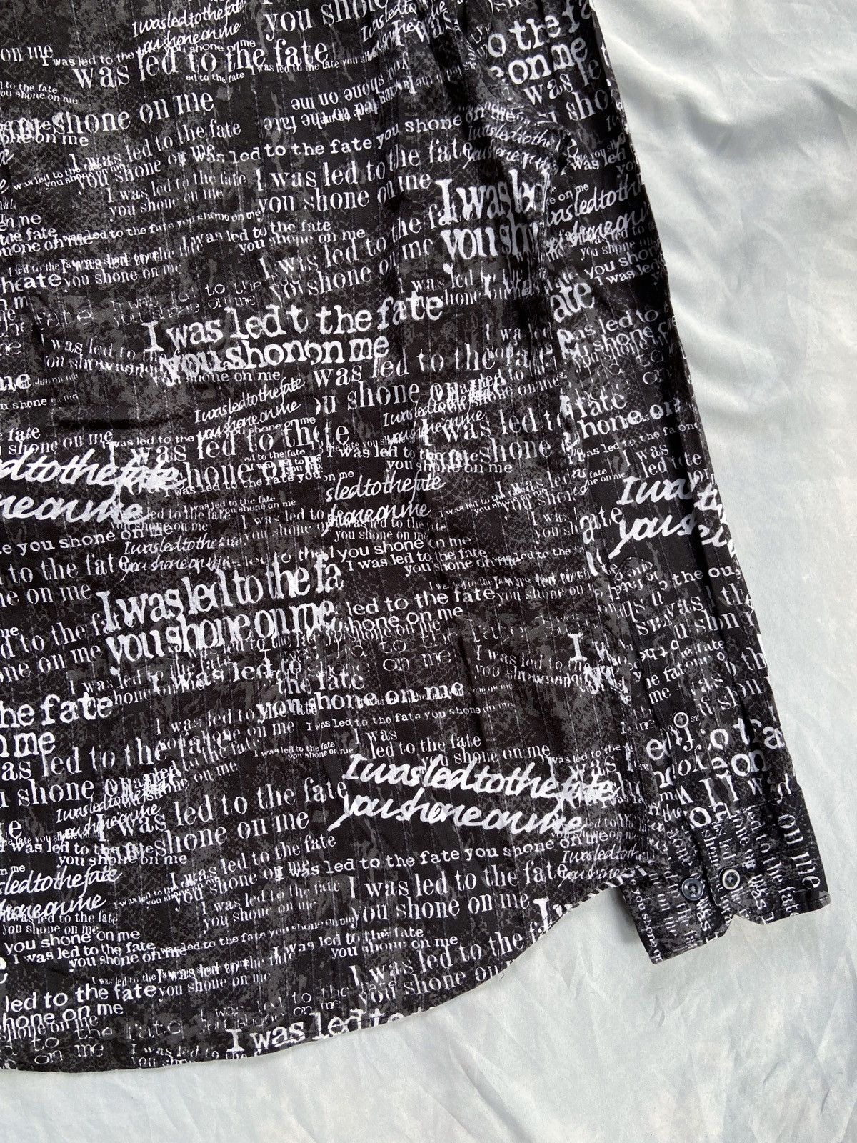 14th Addiction SPLENDID SATISFACTION ARCHIVE TYPE WRITER BUTTON DOWN SHIRT Size US XL / EU 56 / 4 - 14 Thumbnail