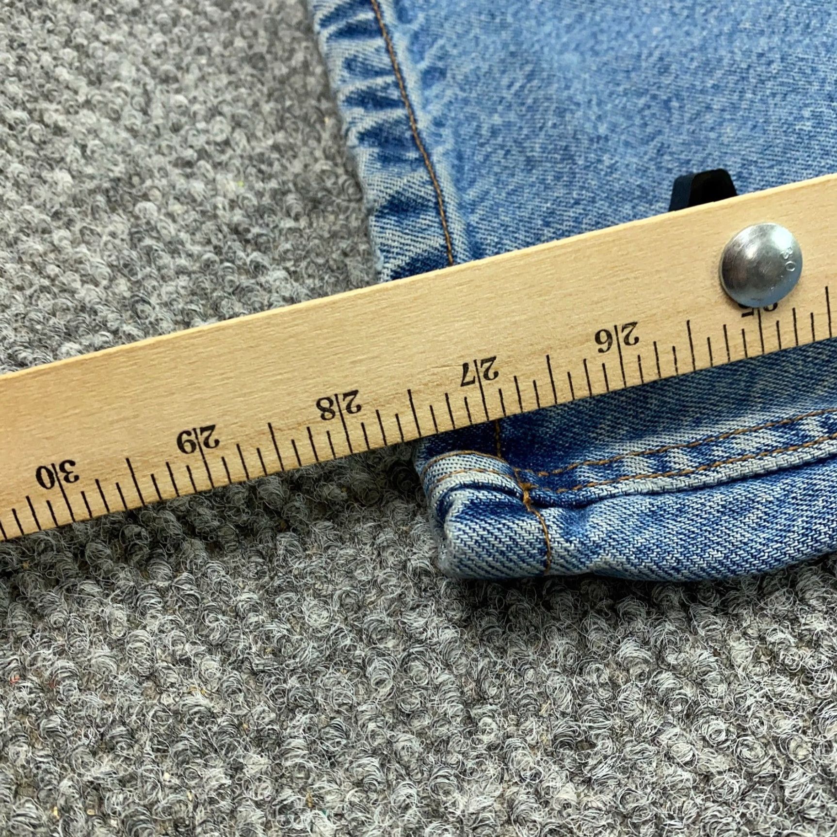 Vintage VINTAGE Five Brother Jeans Mens 34x29 Blue Faded | Five Brother | Jeans | Men | 34x29 | Blue | Vintage Size US 32 / EU 48 - 7 Thumbnail
