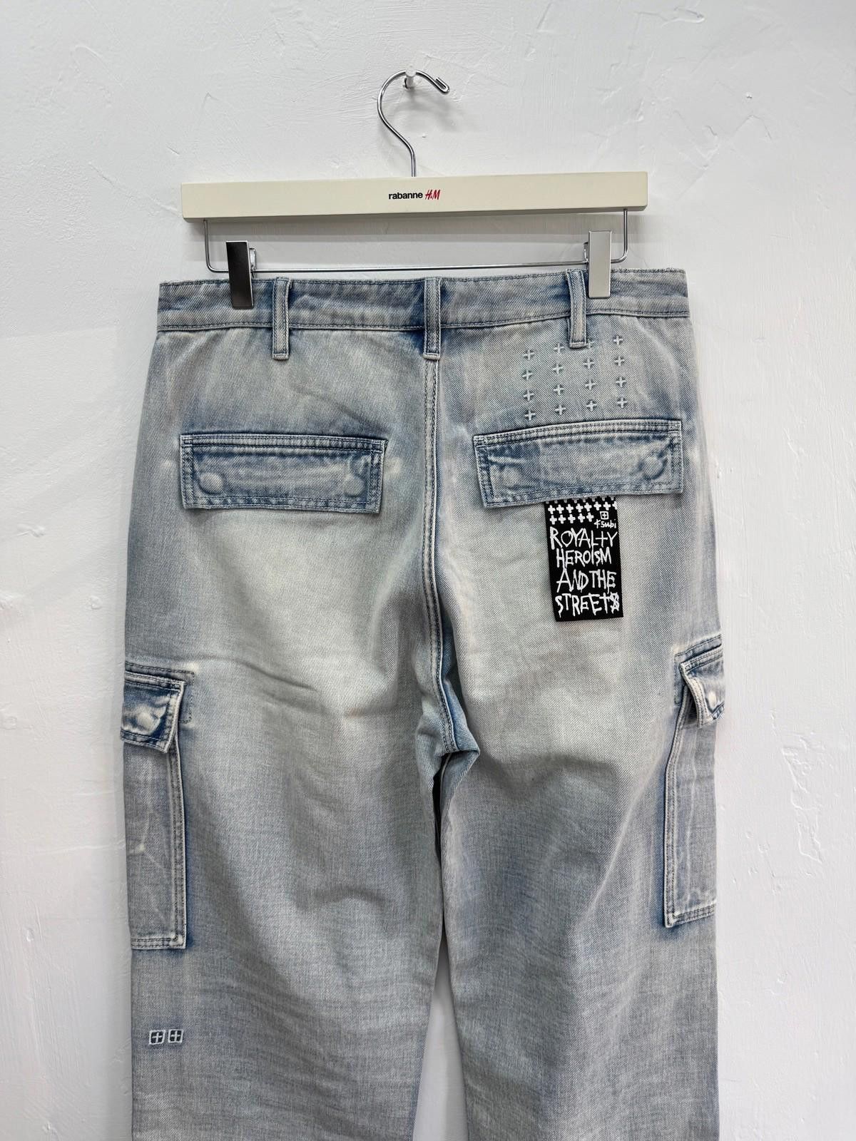 Ksubi new Ksubi mens riot cargo pant blue ice medium m 32 jeans Size US 32 / EU 48 - 6 Thumbnail