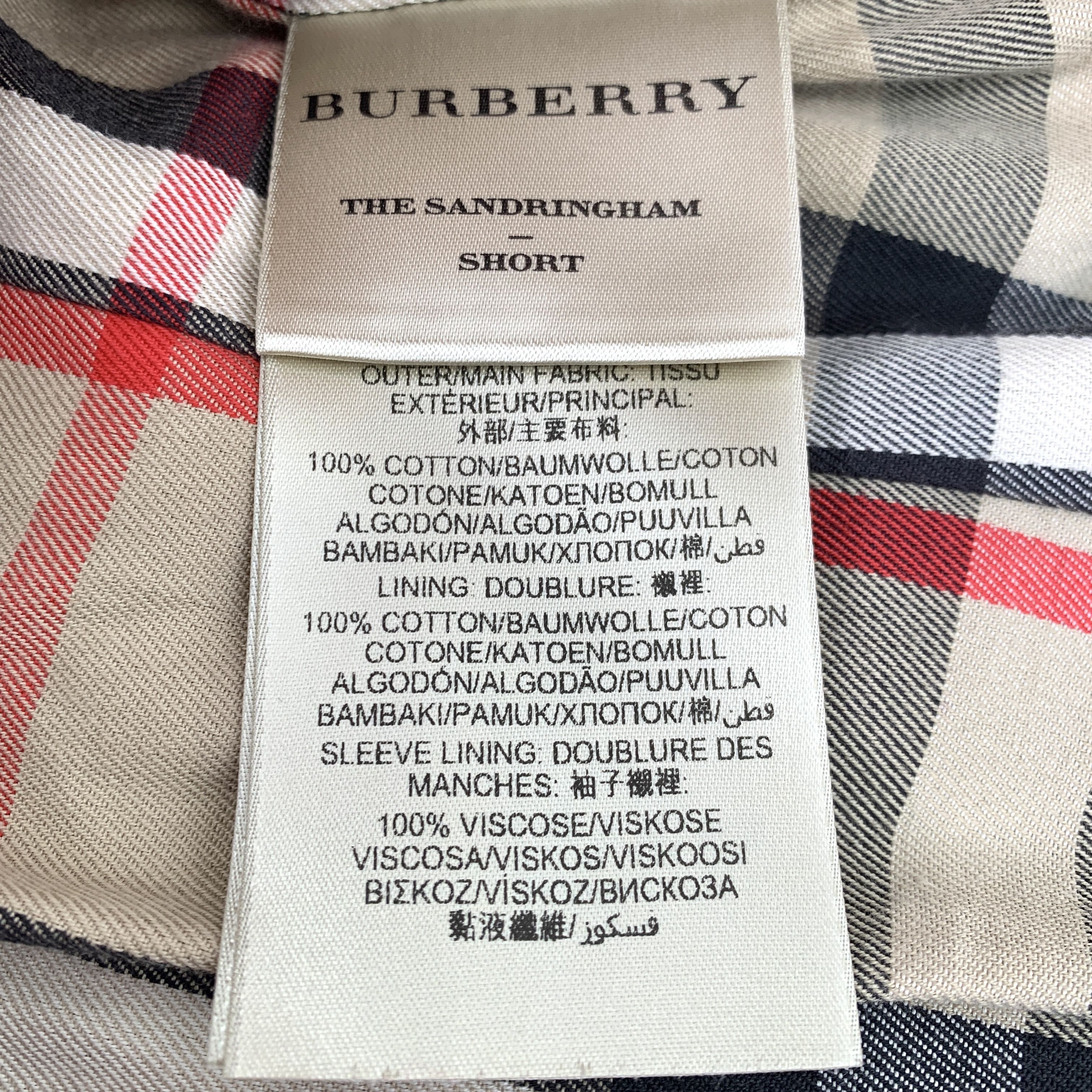 Burberry Burberry Red Cotton Trench Coat with Belted Waist (Size XS) Size XS / US 0-2 / IT 36-38 - 4 Thumbnail