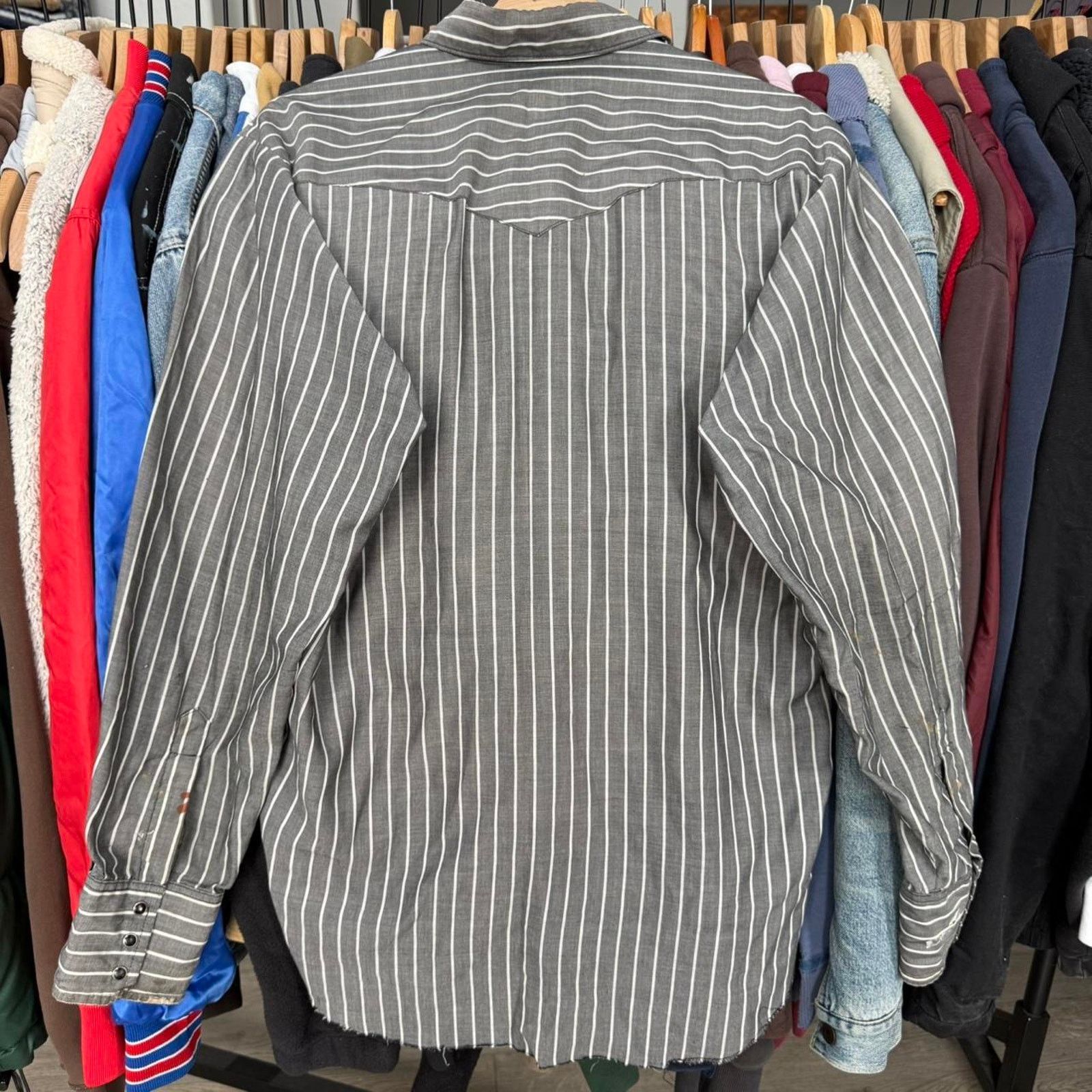 Other Vintage 90s Rustler Western Distressed Pearl Snap Shirt Size US M / EU 48-50 / 2 - 7 Thumbnail