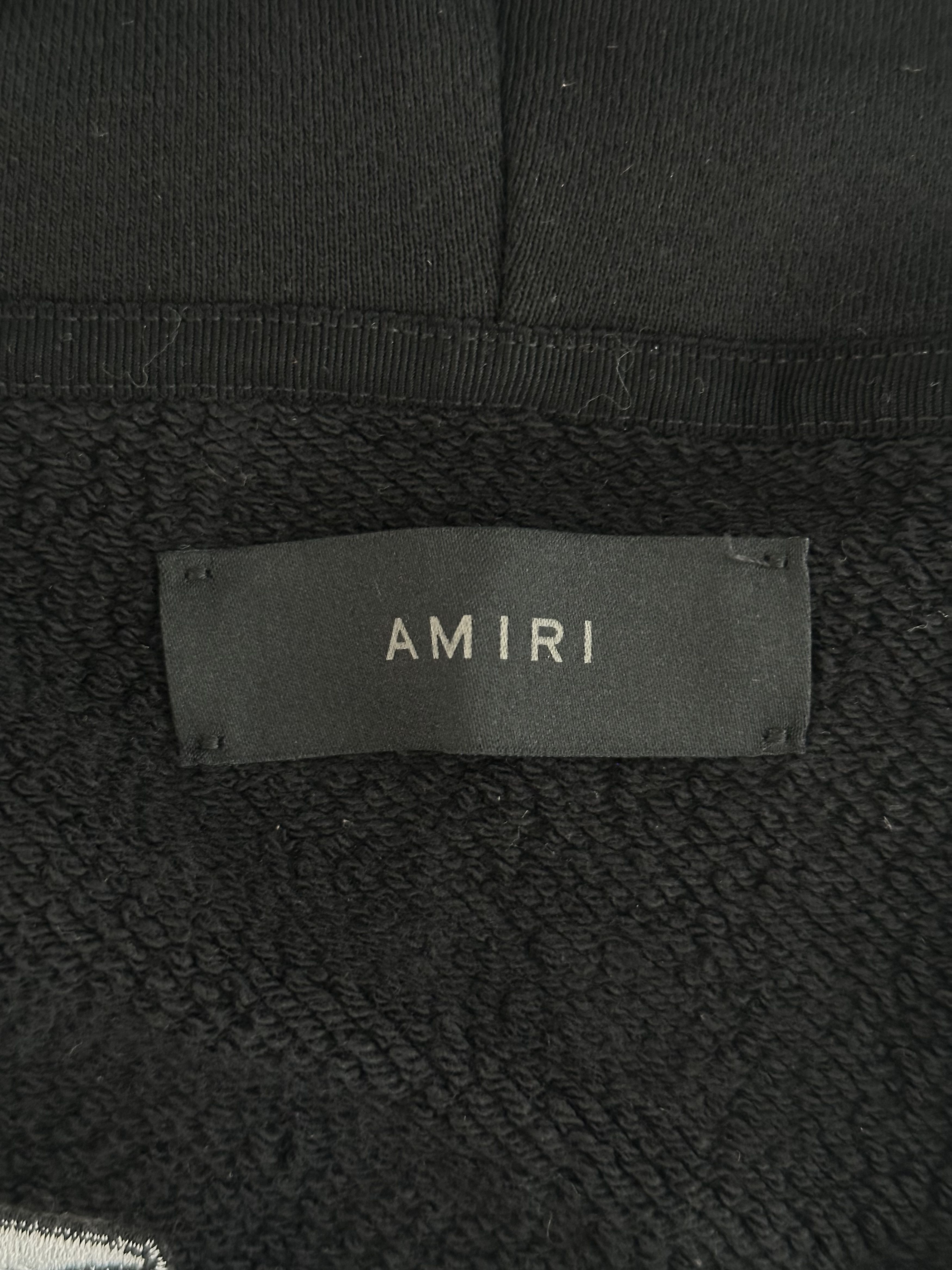 Amiri Amiri Black & White Embroidered Dragon Logo Zip Up Hoodie Size US XXL / EU 58 / 5 - 3 Thumbnail