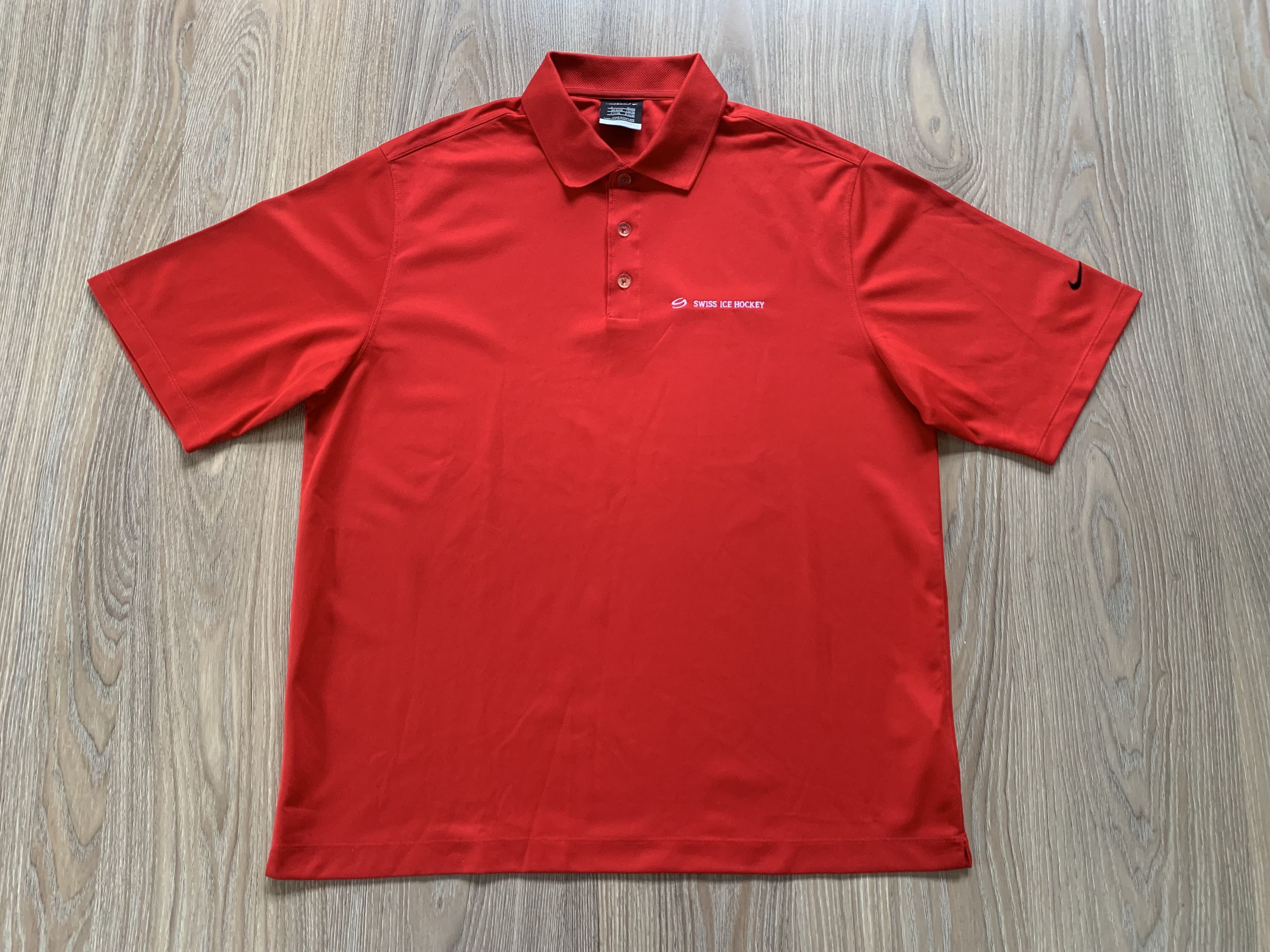 Nike Mens Nike Red Polo Shirt Fit Dry Size US L / EU 52-54 / 3 - 2 Thumbnail