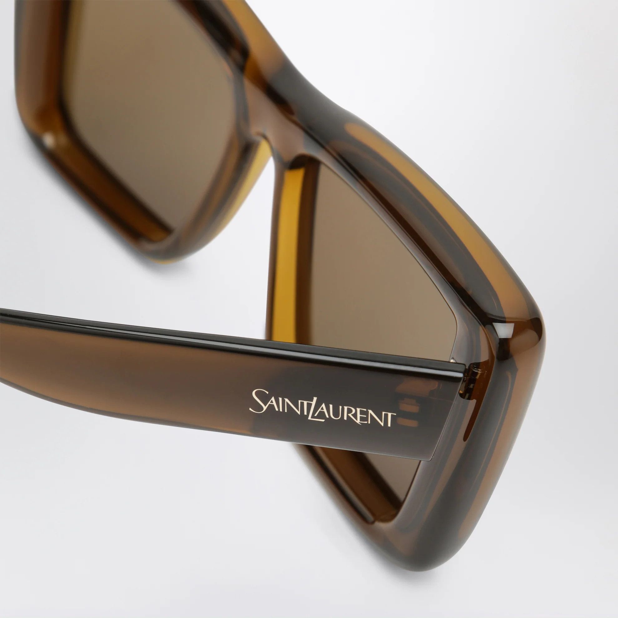 Saint Laurent Paris o1d2blof0526 Size: OS / Square Sunglasses in Khaki Size ONE SIZE - 3 Thumbnail