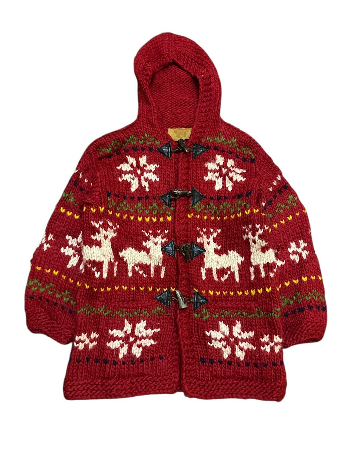 Vintage Vintage Cowinhan Style Canada Knit Jacket Duffle Coat Size US M / EU 48-50 / 2 - 4 Thumbnail