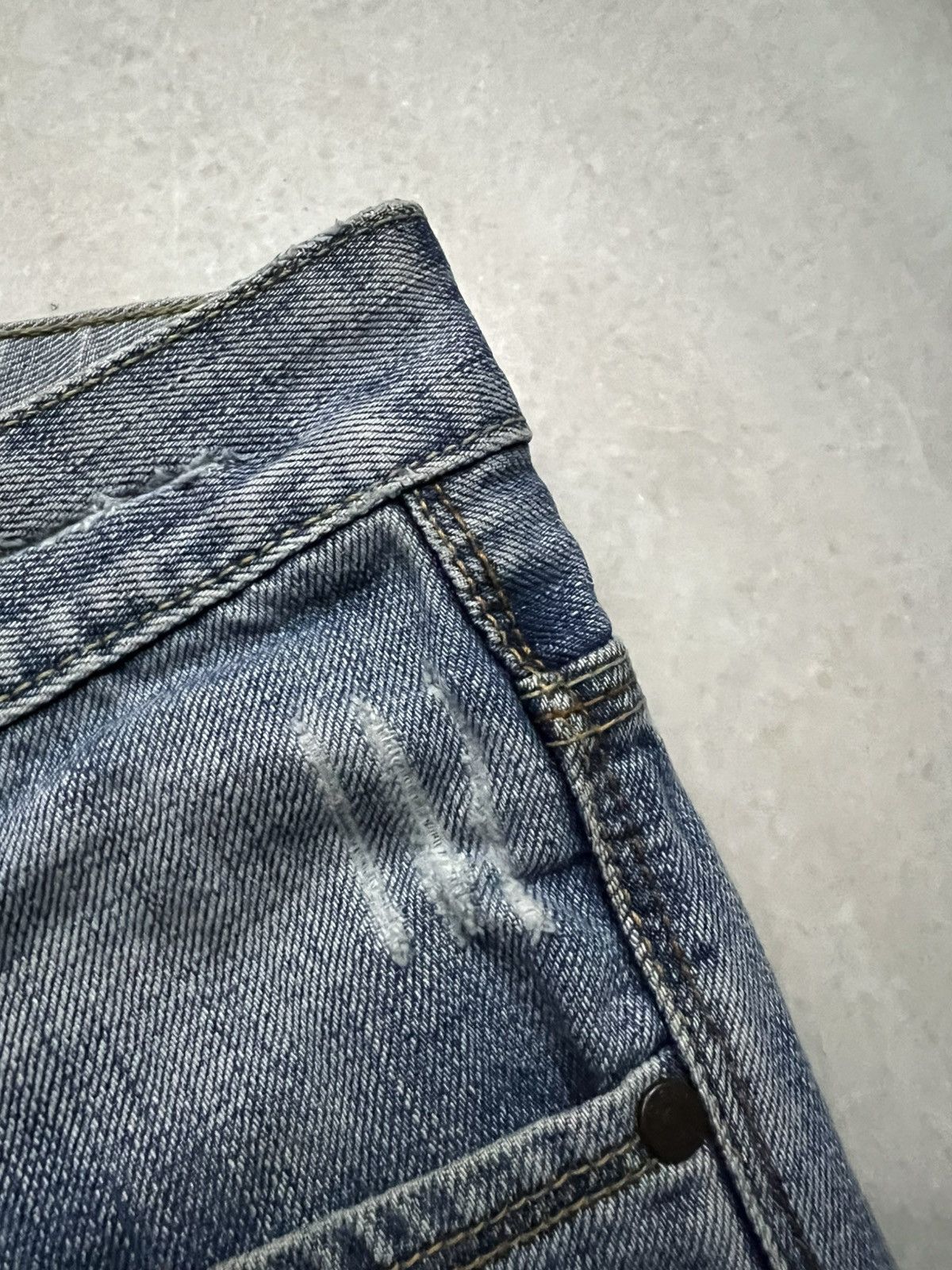 Diesel 💥FLARE💥DIESEL INDUSTRY WASHED FADED JEANS Size US 31 - 10 Thumbnail