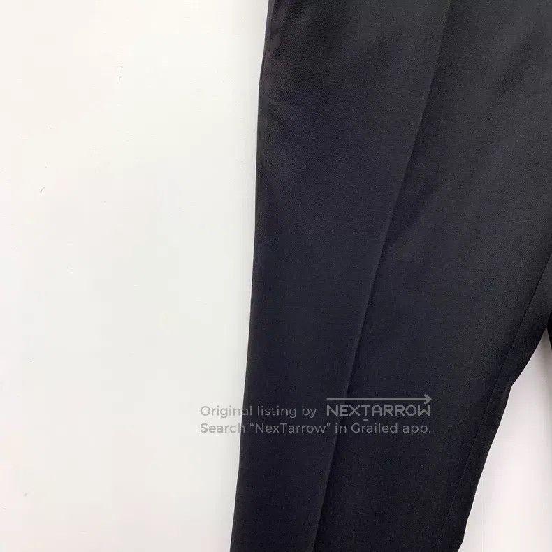 Dior Dior Black side webbing wool casual trousers Size US 30 / EU 46 - 4 Thumbnail
