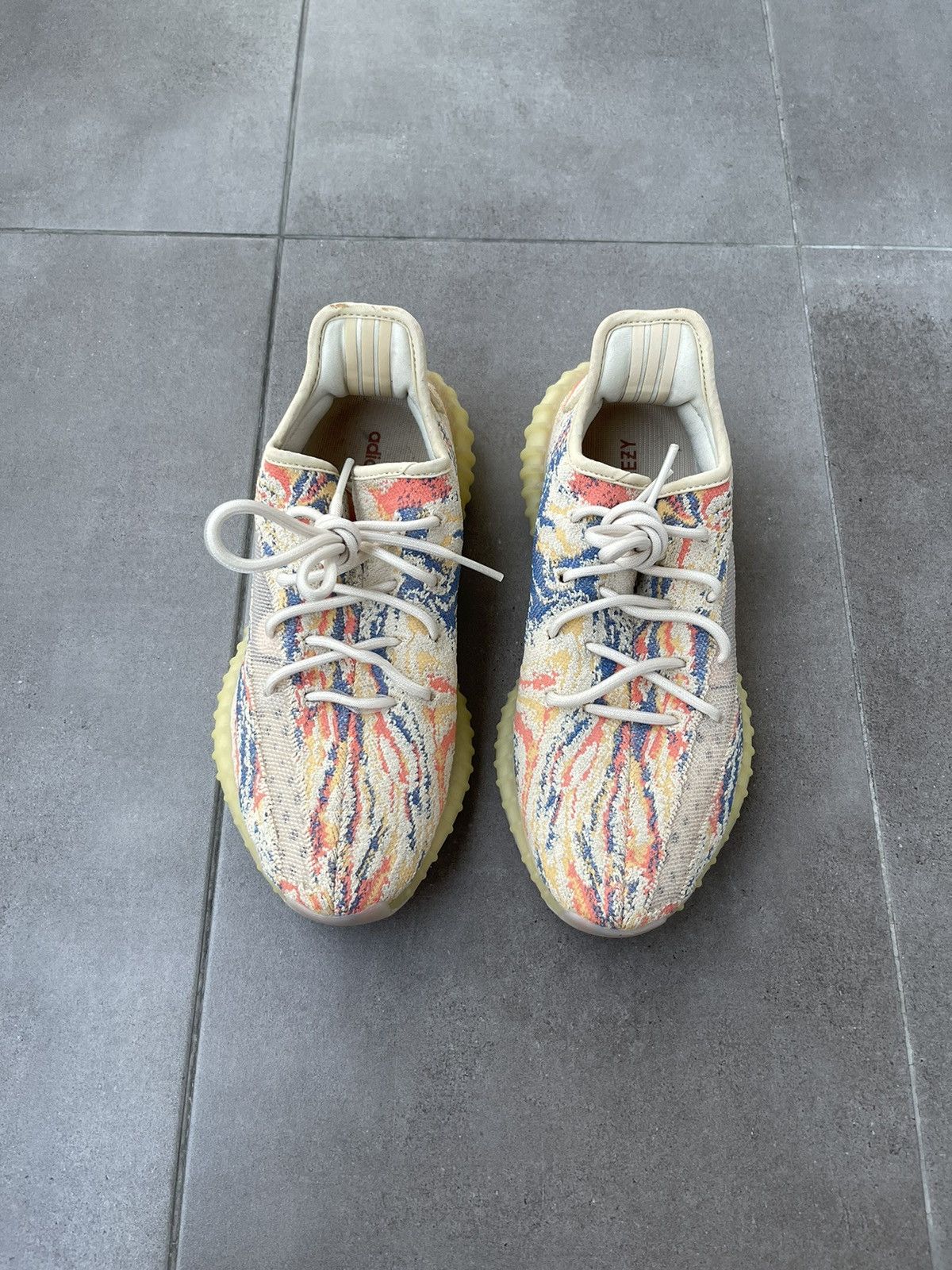 Adidas × Kanye West Adidas Yeezy Boost 350 V2 MX Oat Low-Top Sneakers Size US 10.5 / IT 40.5 - 5 Thumbnail