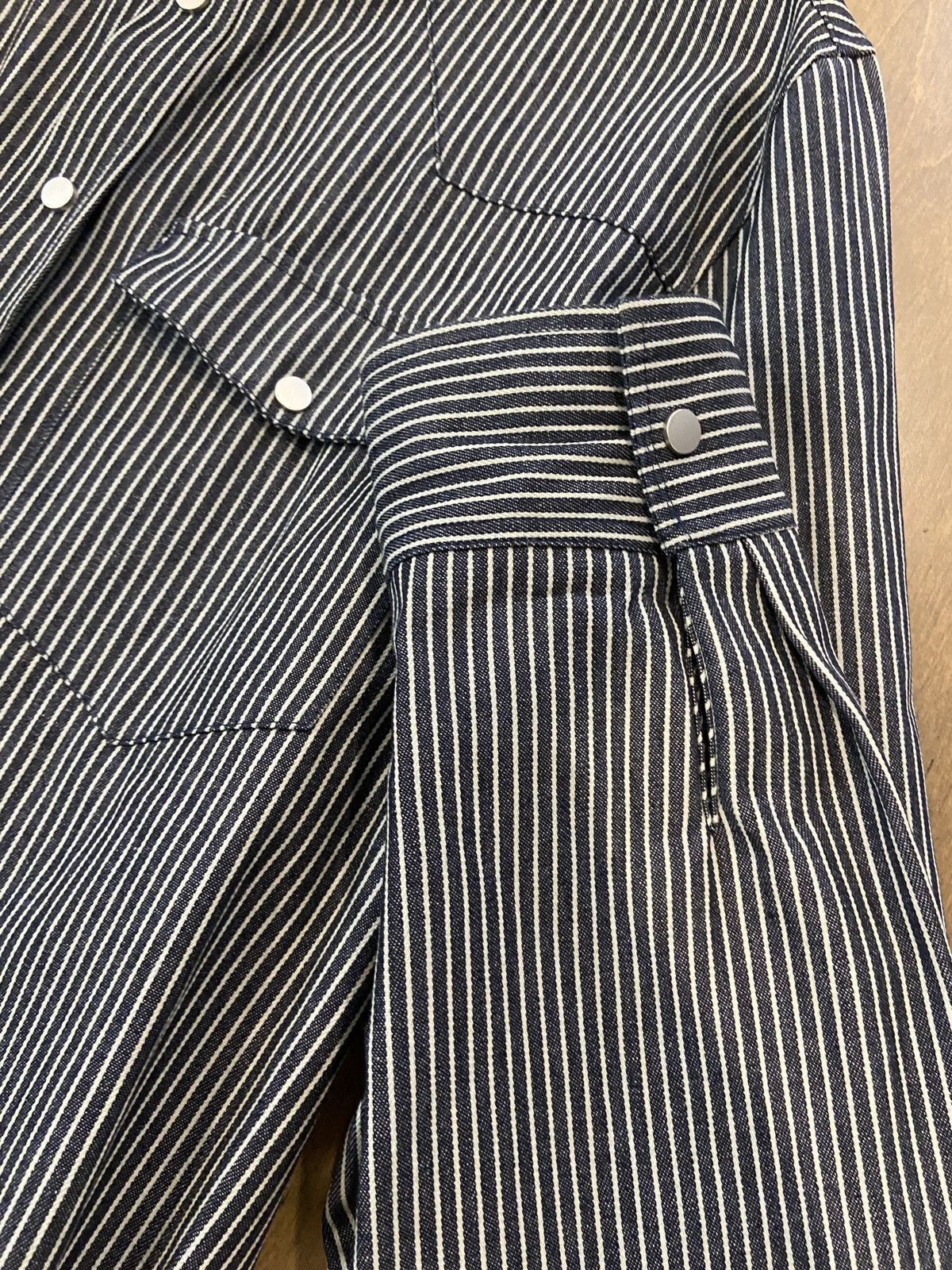 Vintage Vintage Striped Button-Up Shirt Size US L / EU 52-54 / 3 - 2 Thumbnail