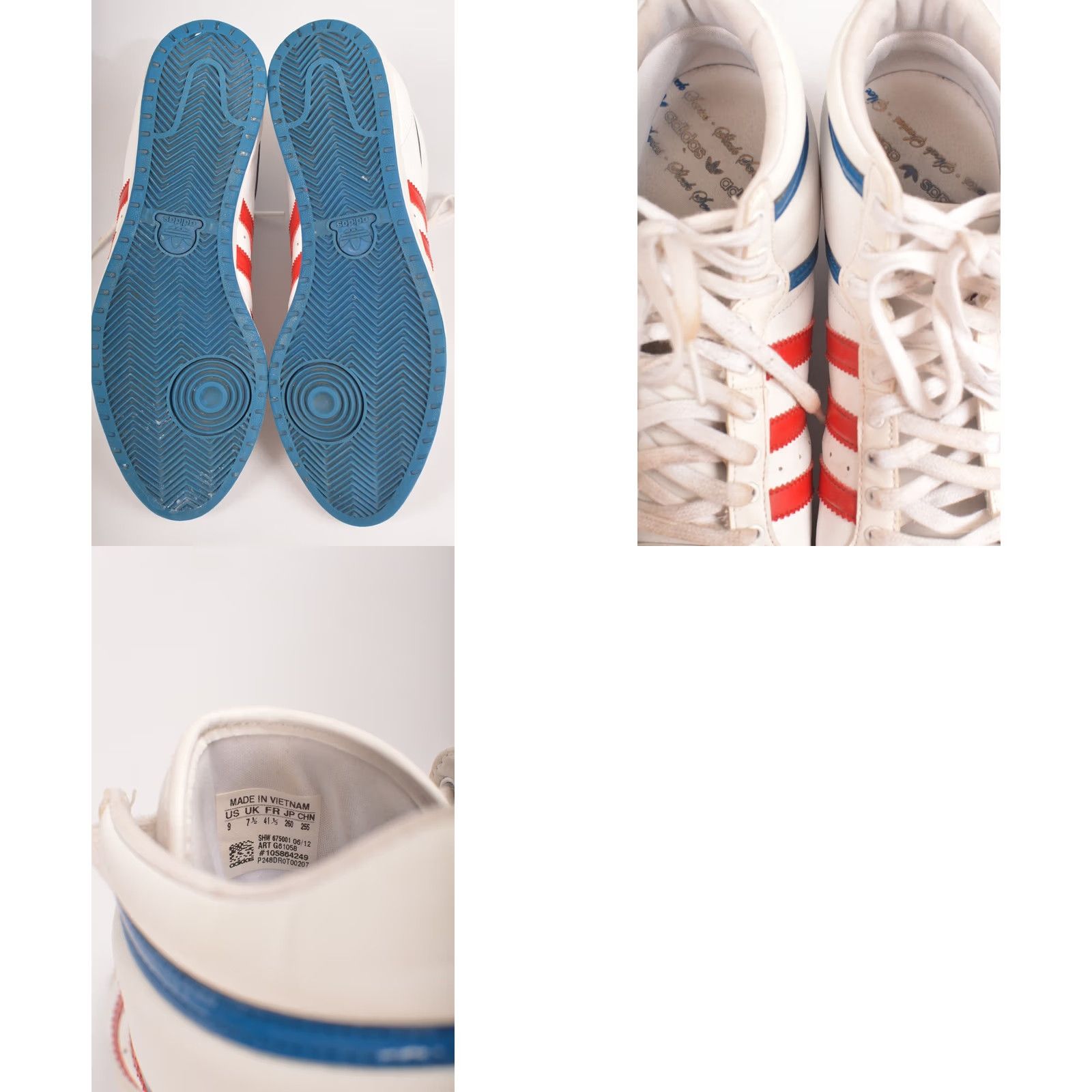 Adidas Adidas Originals Top Ten Hi Sleek Heel G61058 Vintage Leather Sneakers Size US 9 Womens White Sneakers Size M / US 6-8 / IT 42-44 - 8 Thumbnail