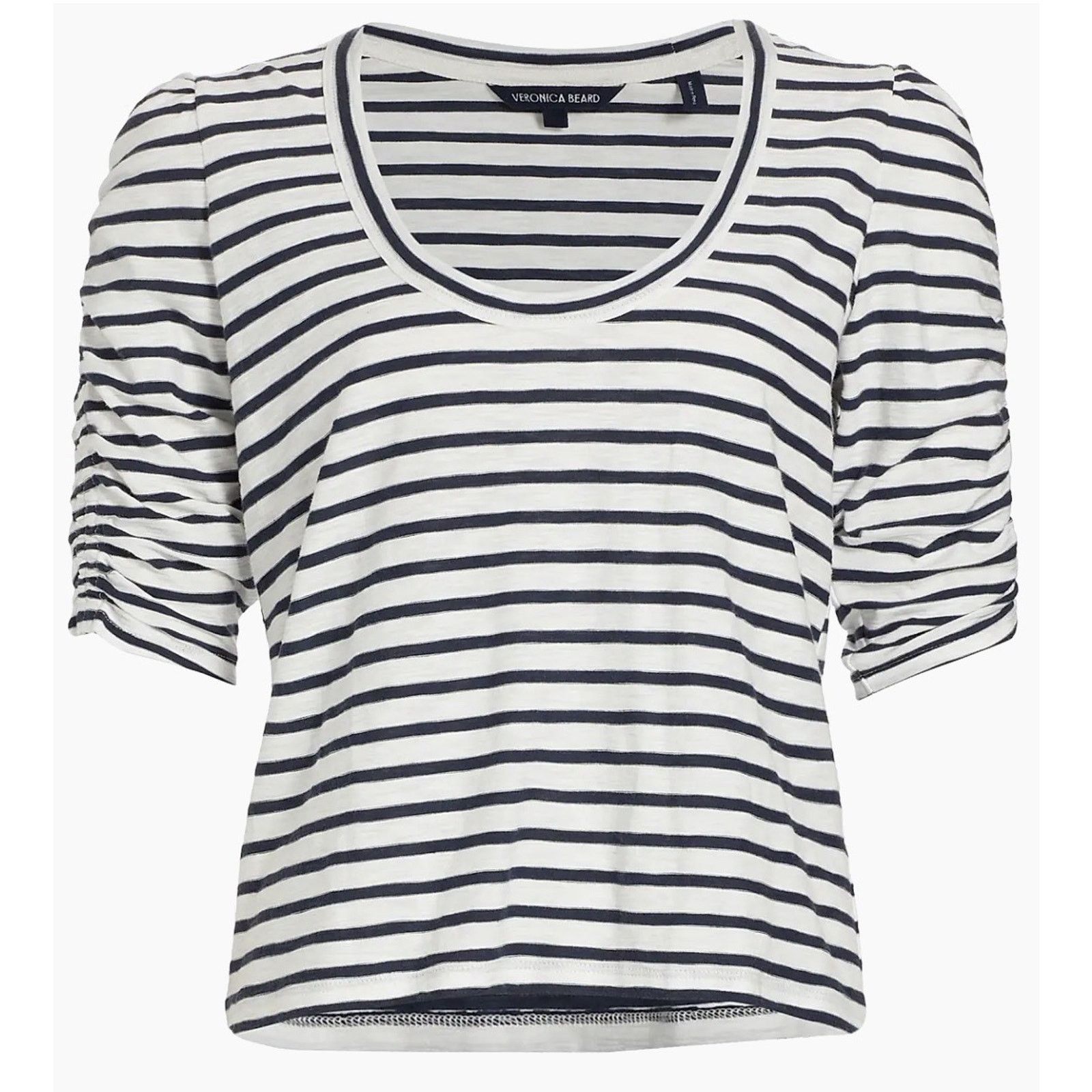 Veronica Beard VERONICA BEARD TOP WOMENS SIZE XS NETTO TEE SHIRT PUFF Size XS / US 0-2 / IT 36-38 - 2 Thumbnail
