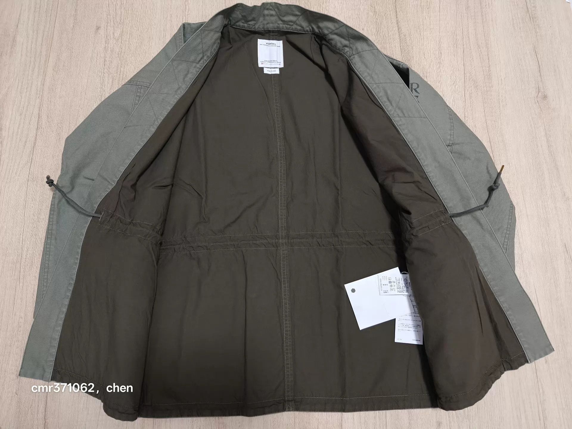 Visvim visvim 19AW Sanjuro Benny JKT Olive2 Military Robe Size US M / EU 48-50 / 2 - 4 Thumbnail