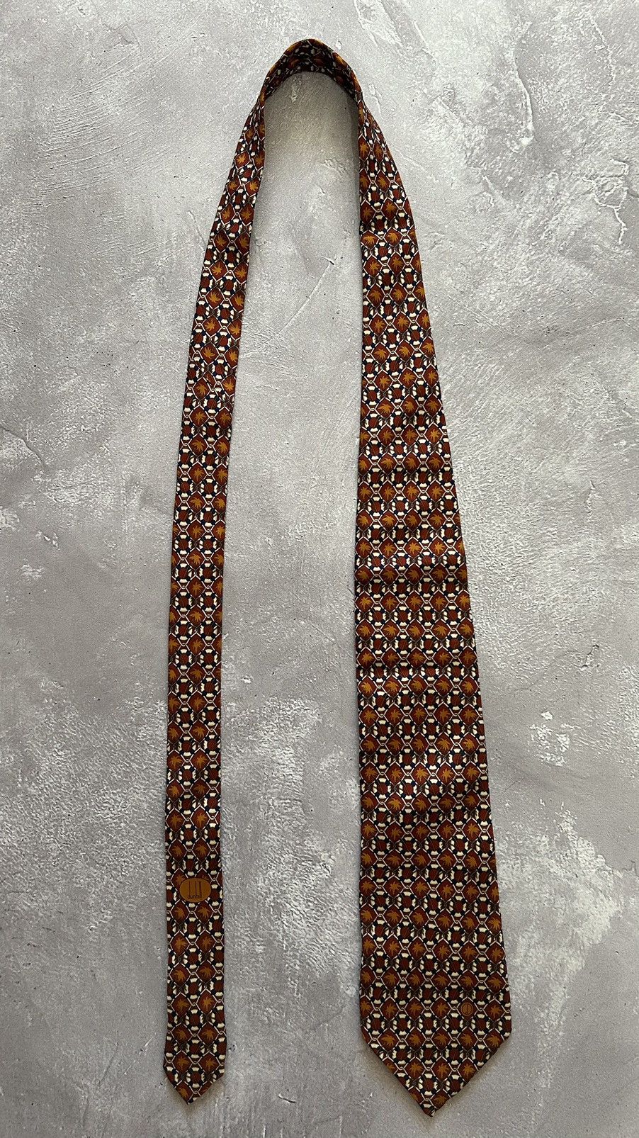 Alfred Dunhill Alfred Dunhill Lifebuoy Colorful Print Pattern Silk Tie 57" Size ONE SIZE - 8 Thumbnail