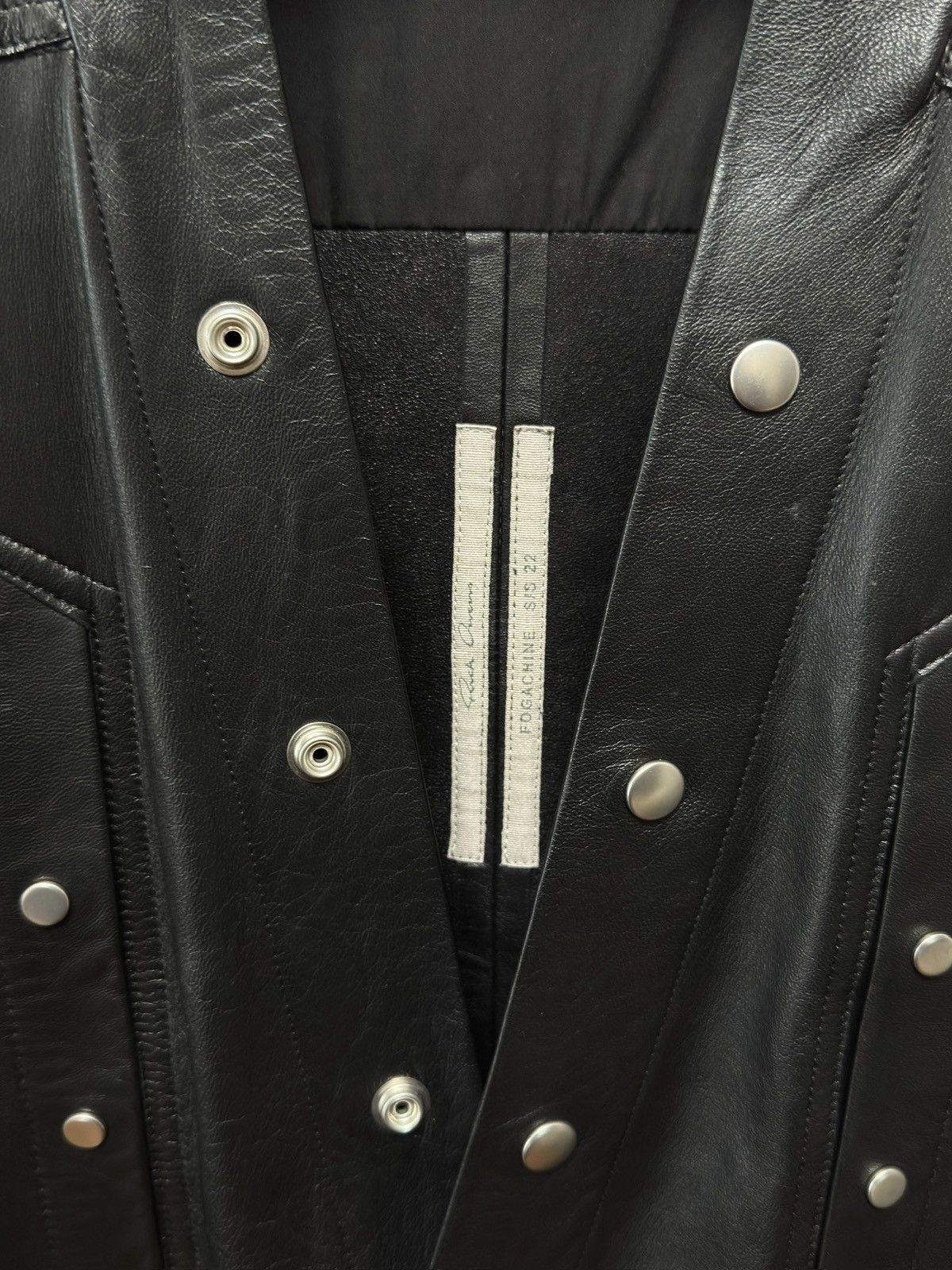 Rick Owens Rick owens 22SS Leather Larry shirt Size US M / EU 48-50 / 2 - 3 Thumbnail