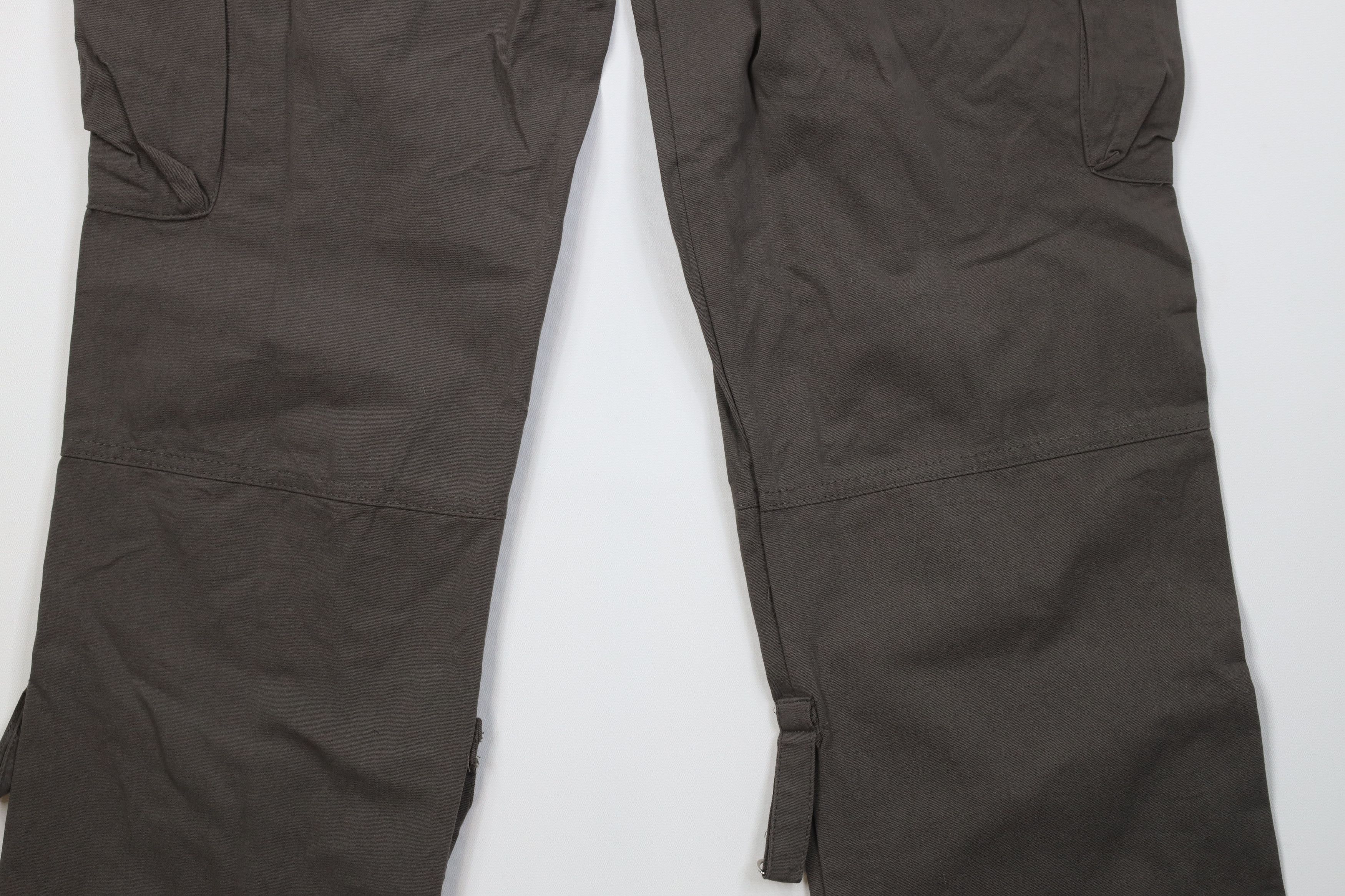 Vintage Vintage Y2K Grunge Goth Baggy Strap Cargo Pants Gray Size 30" / US 8 / IT 44 - 10 Thumbnail