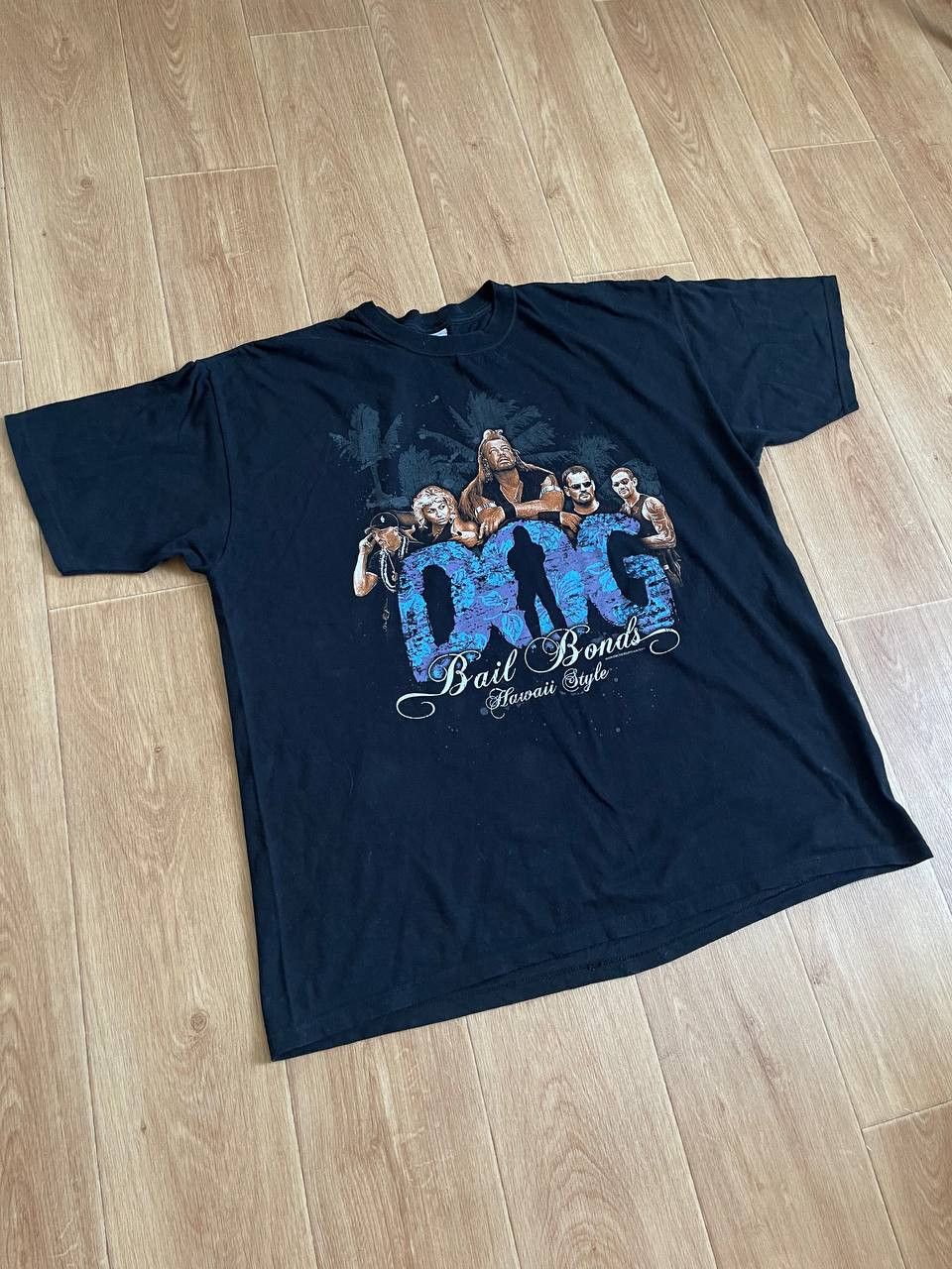 Bounty Hunter × WWE Vintage Dog The Bounty Hunter Faded Tee Size US XL / EU 56 / 4 - 3 Thumbnail
