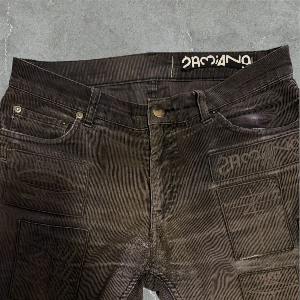 Undercover Undercover SS06 “T” Zamiang Patchwork Corduroy Jun Takahashi Size US 31 - 10 Thumbnail