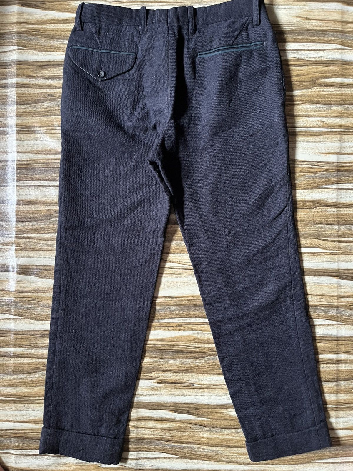 Japanese Brand Masterpiece Wool Gabardine Pant Size US 30 / EU 46 - 4 Thumbnail